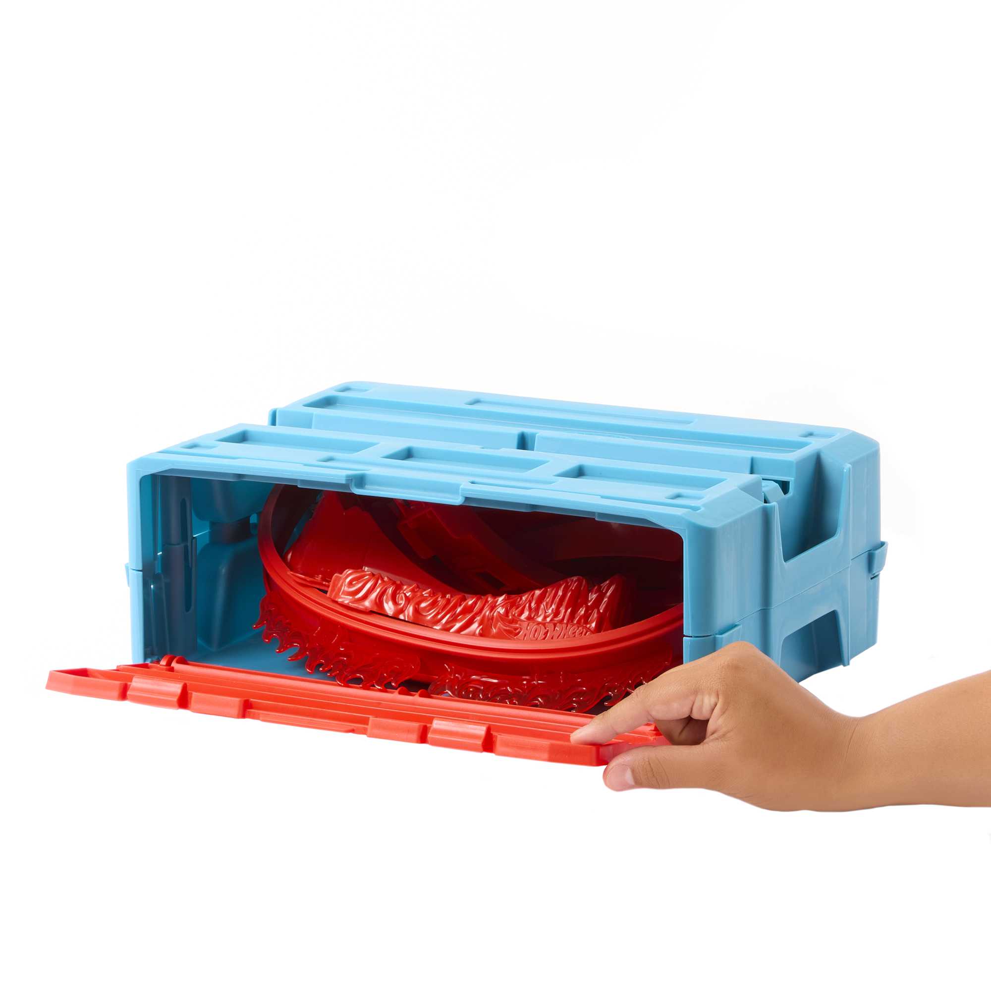 Hot Wheels Track Builder Coffret Piste Cascade Flamme, 1 Véhicule - Image 4