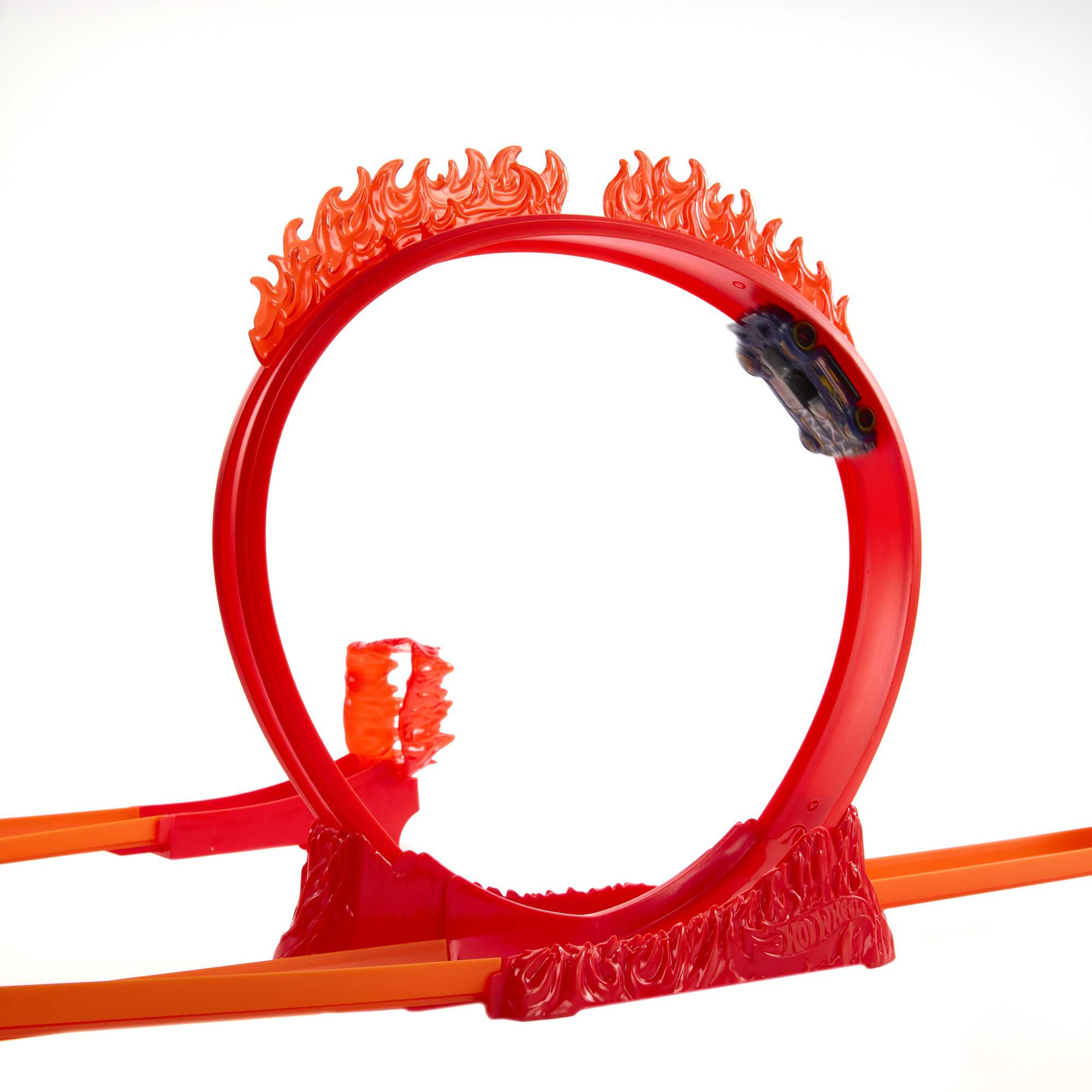 Hot Wheels Track Builder Coffret Piste Cascade Flamme, 1 Véhicule - Image 5