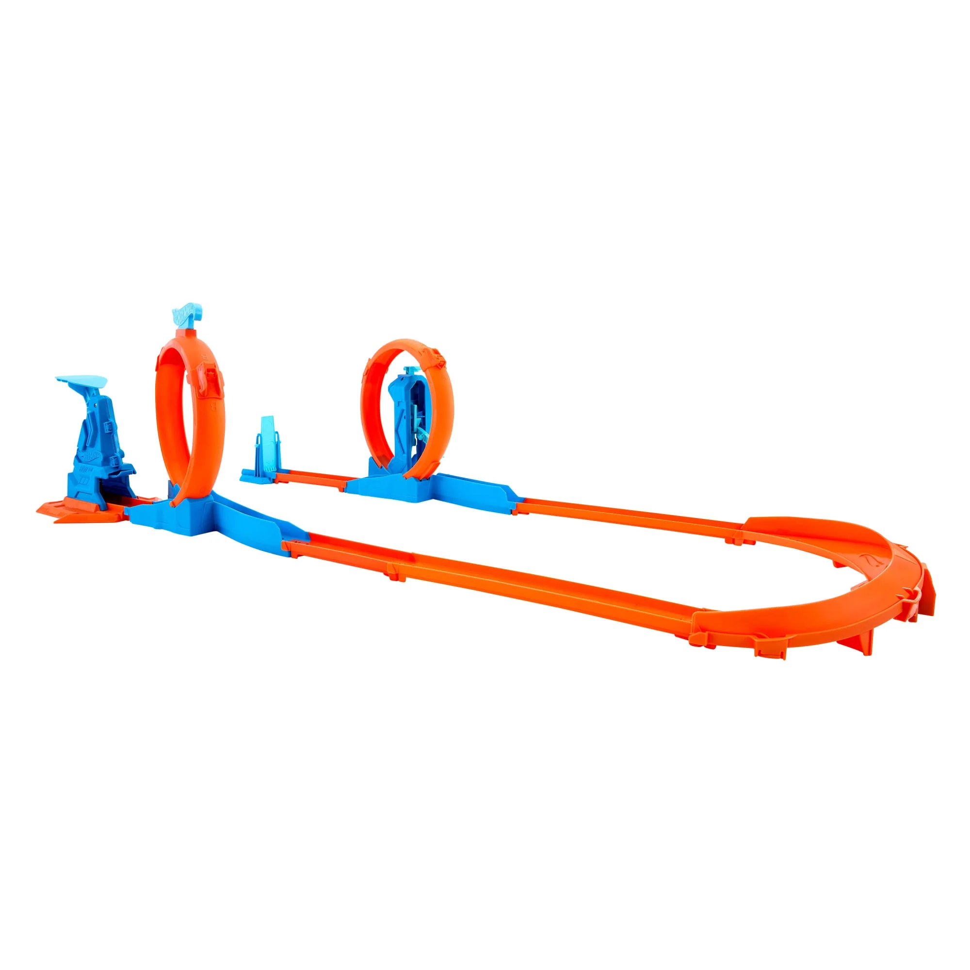 Hot Wheels Track Creator Triple Loop Pack & 1:64 Scale Toy Car, Track-Building Set - Image 4