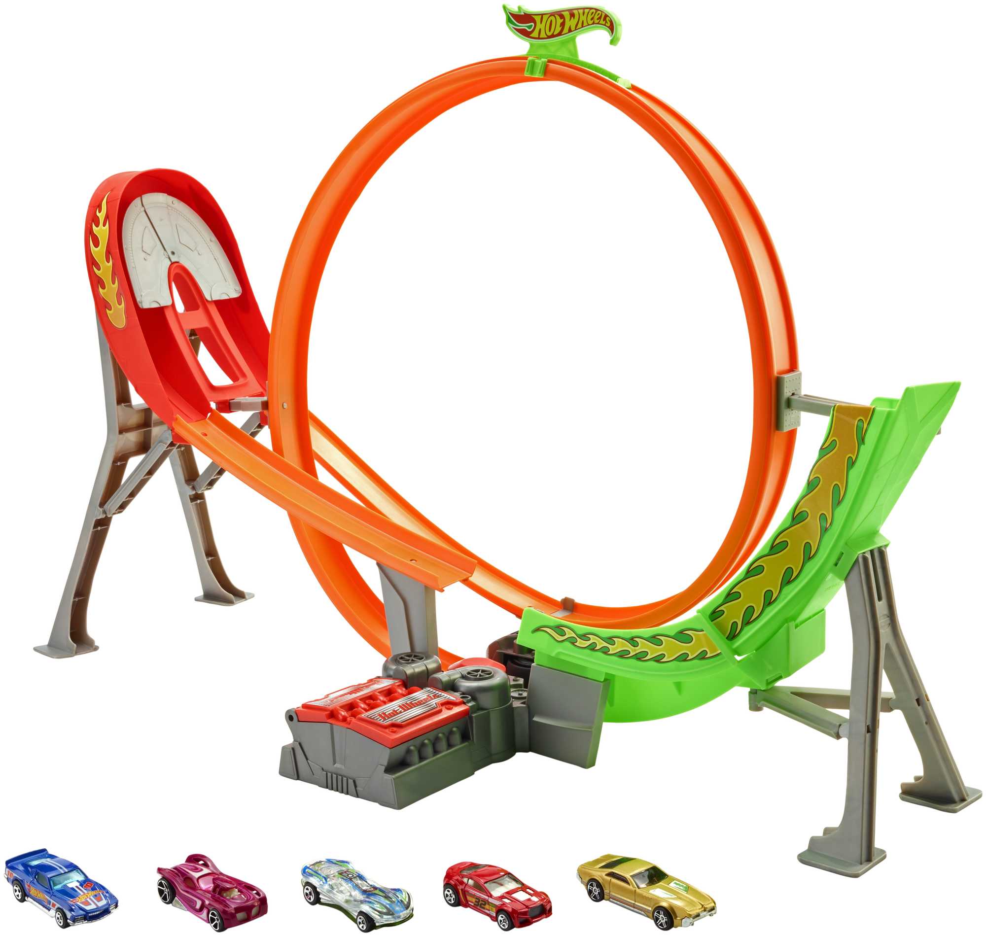Hot Wheels® Coffre Piste de Course Motorisée