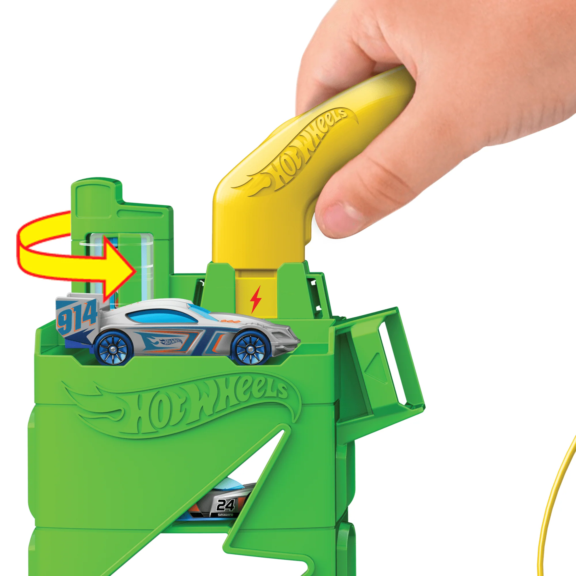 Hot Wheels Ville Station D’Énergie Super Recharge, Véhicule - Image 3