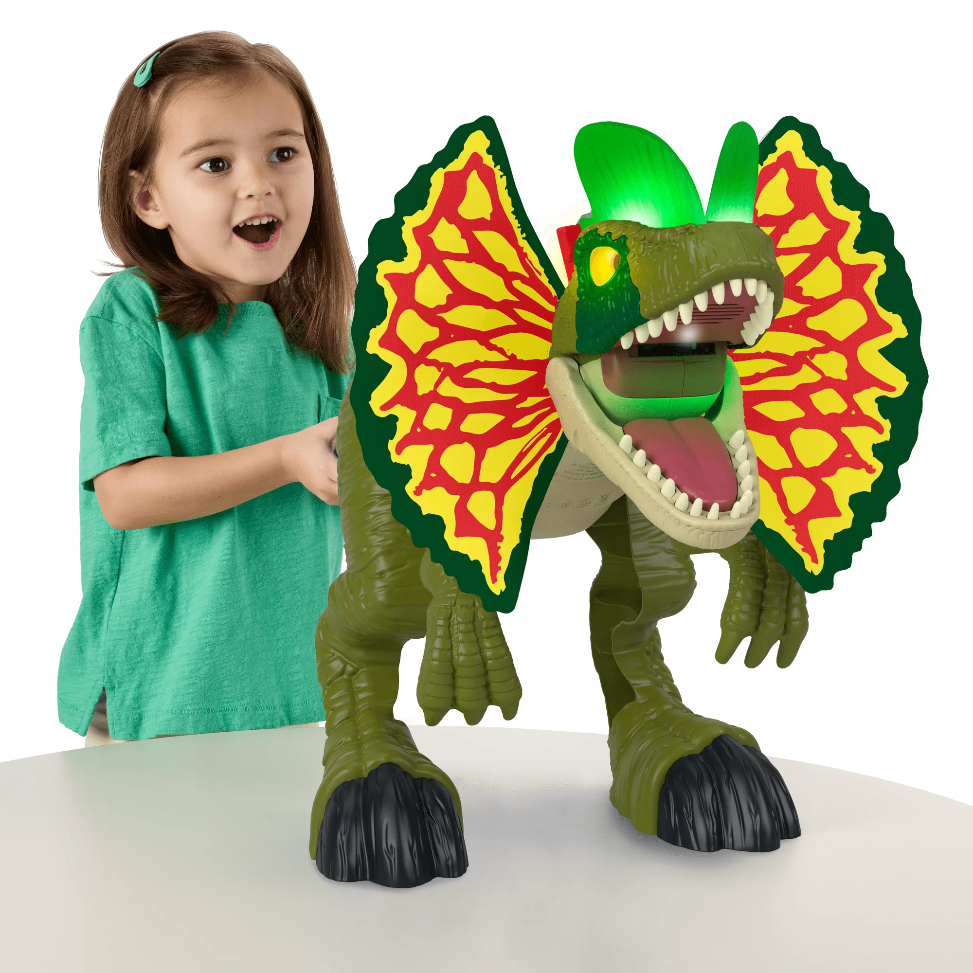 Imaginext Jurassic World Dinosaurio de Juguete Dilophosaurus - Image 2