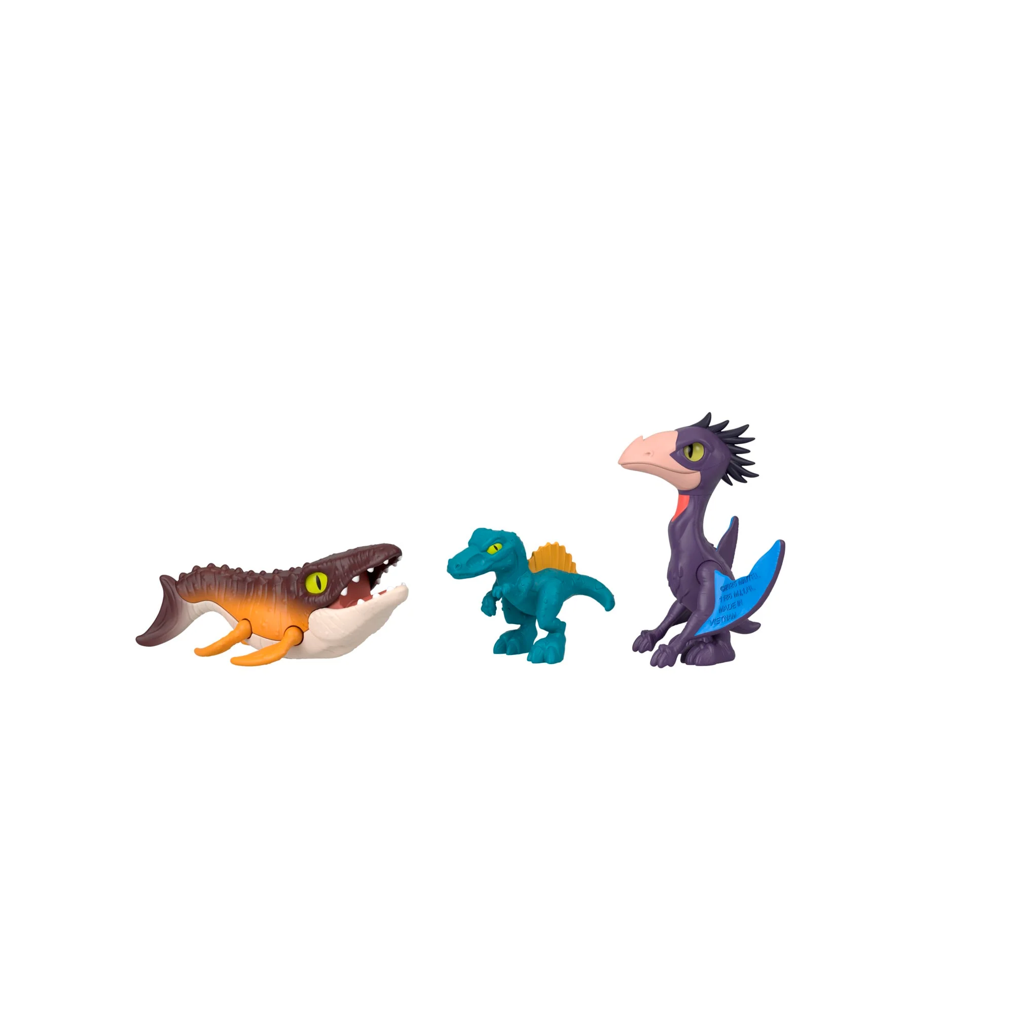 Imaginext Jurassic World Dinossauro de Brinquedo Rebirth Pacote de Dinos Terra, Ar e Mar - Image 5