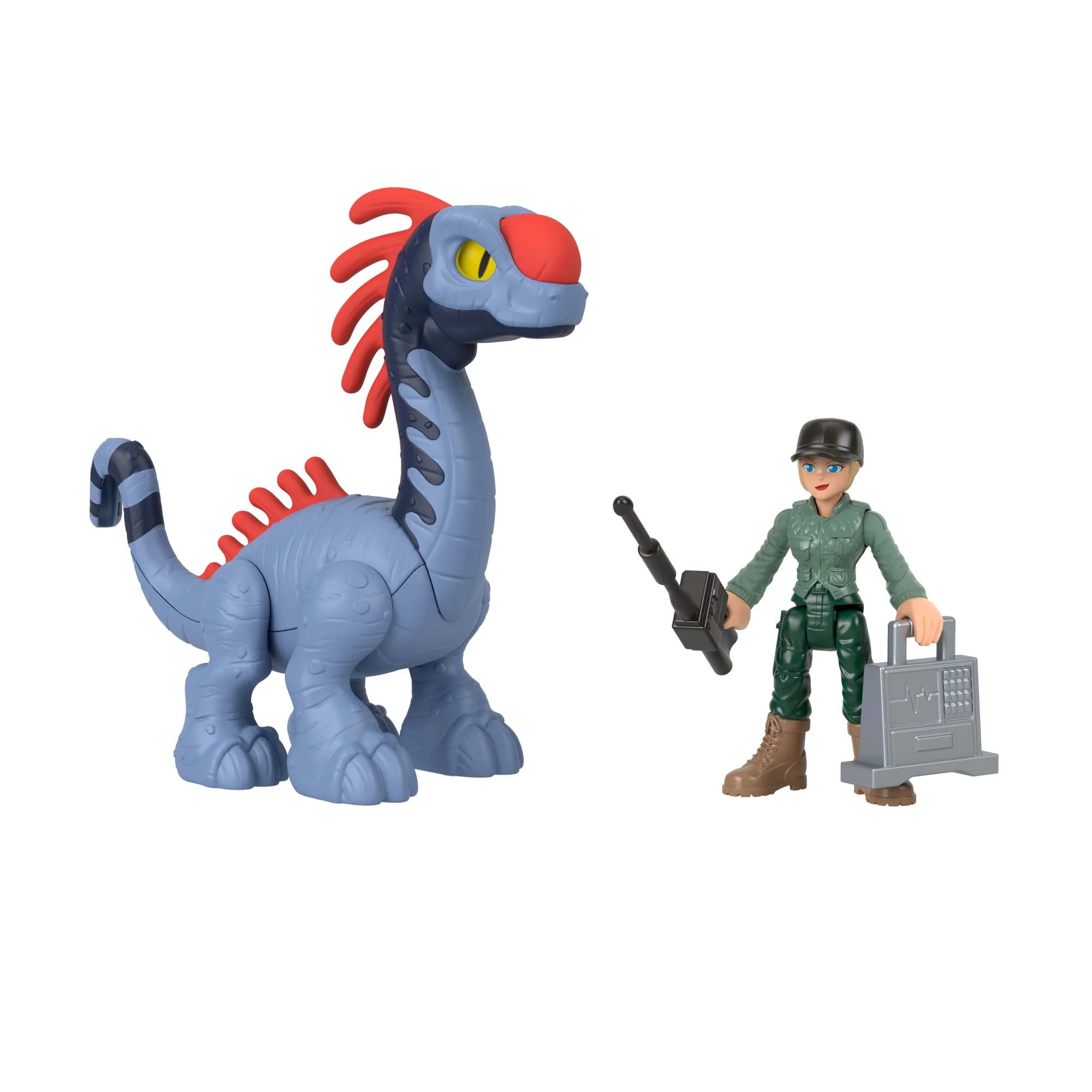 Imaginext Jurassic World Dinossauro de Brinquedo Rebirth Pacote de Dinos Terra, Ar e Mar - Image 6
