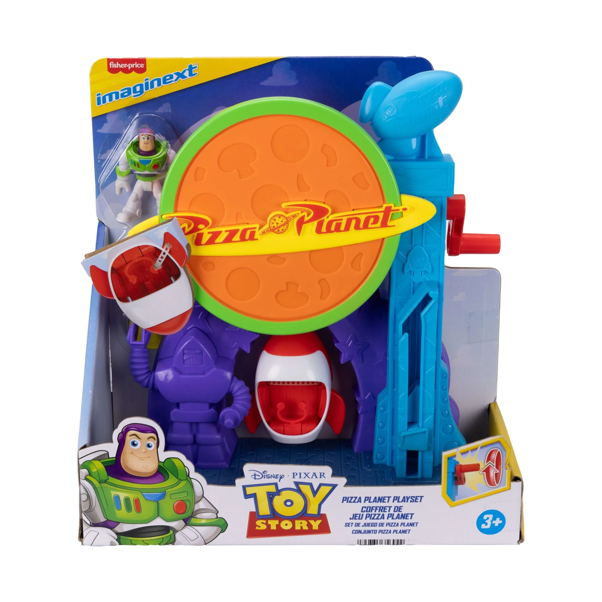 Imaginext Project Target Set de Juego Set de Pizza Planet con Buzz y Alien - Image 6
