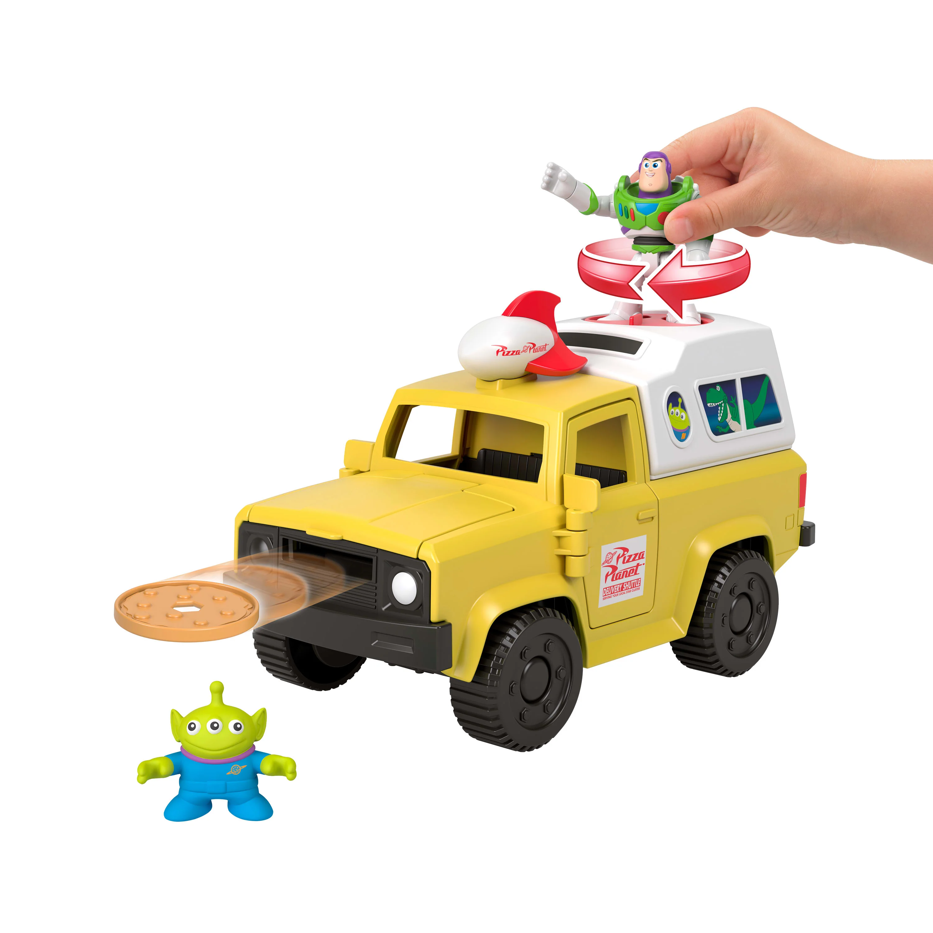 Imaginext Toy Story Camioneta Pizza Planet con Buzz y Alien - Image 2