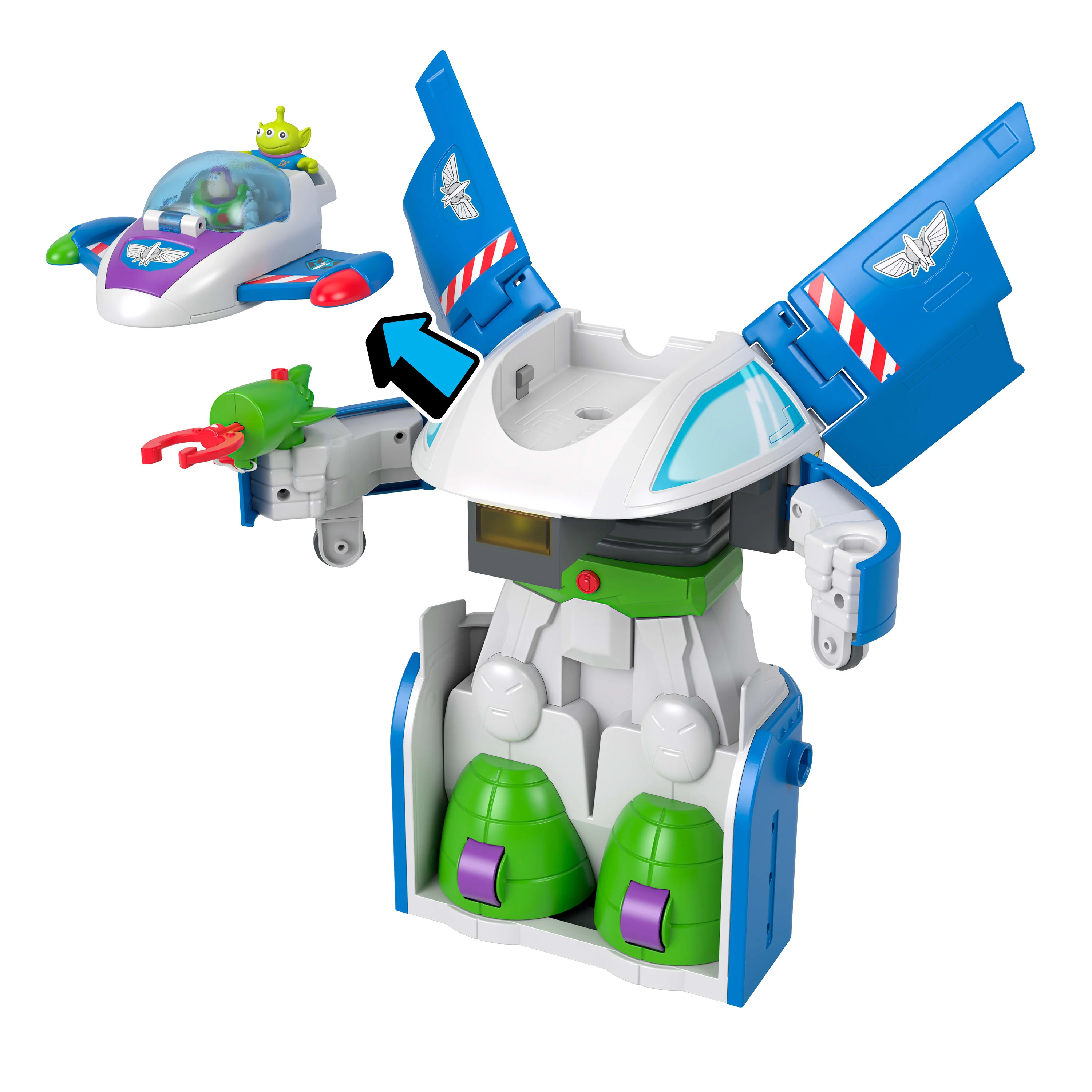 Imaginext Toy Story Set de Juego Bot Transformador de Buzz - Image 2