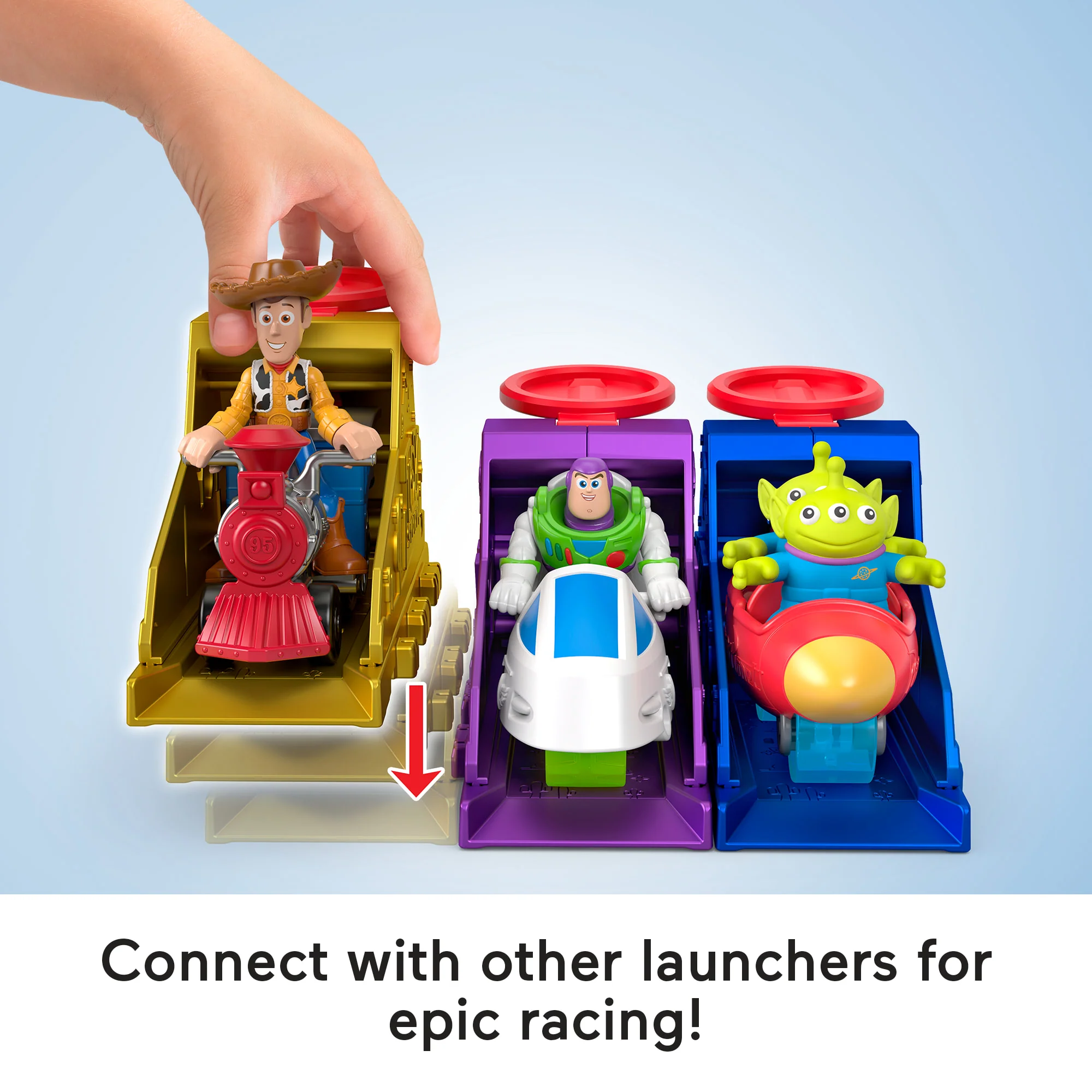 Imaginext Launcher Set With Woody Figure, inspired By Disney And Pixar Toy Story - Image 2