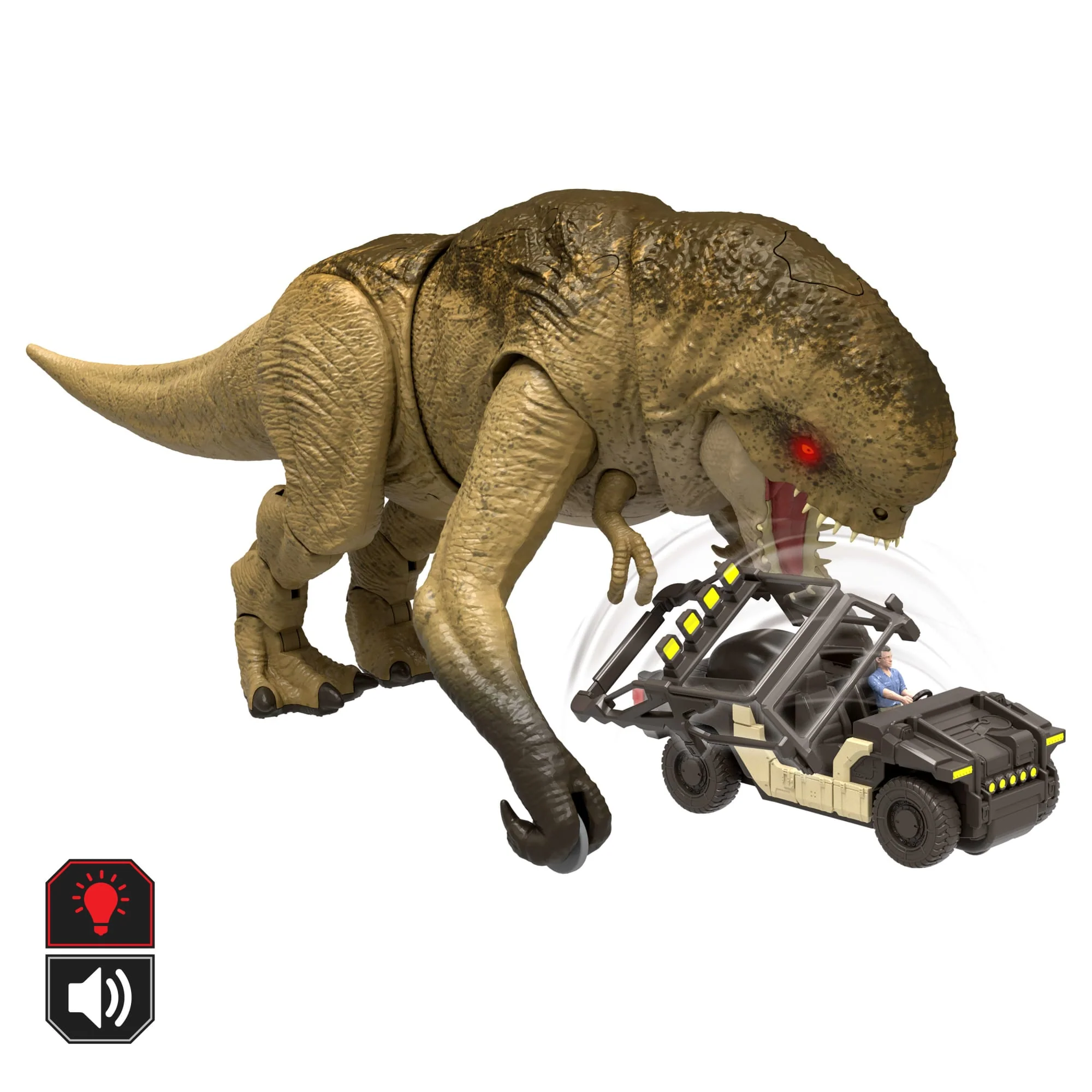 Jw Rebirth Pistage et Morsure Dinosaure Méchant1 et Véhicule - Image 5
