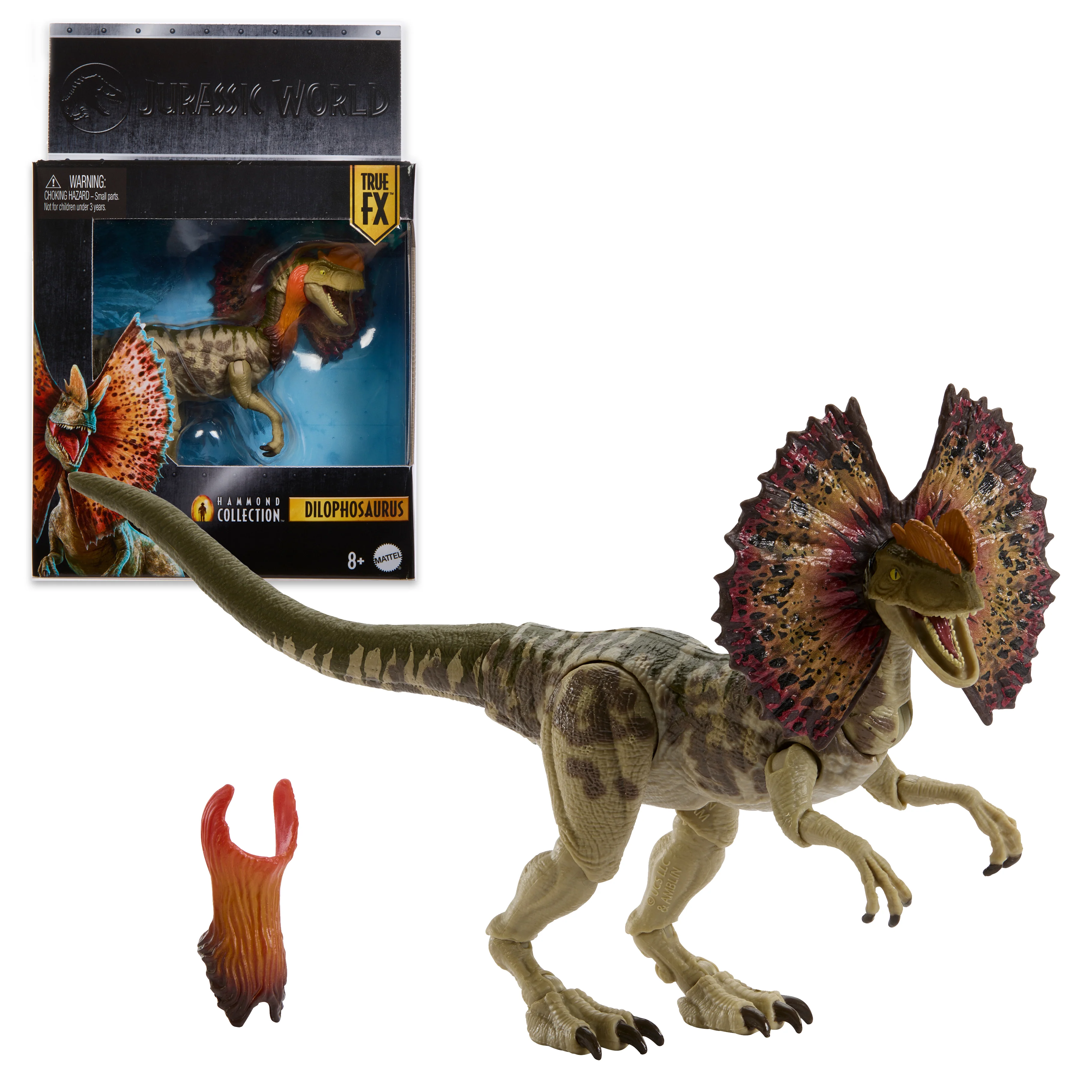 Jurassic World Figurine Articulée Dilophosaurus Collection Hammond