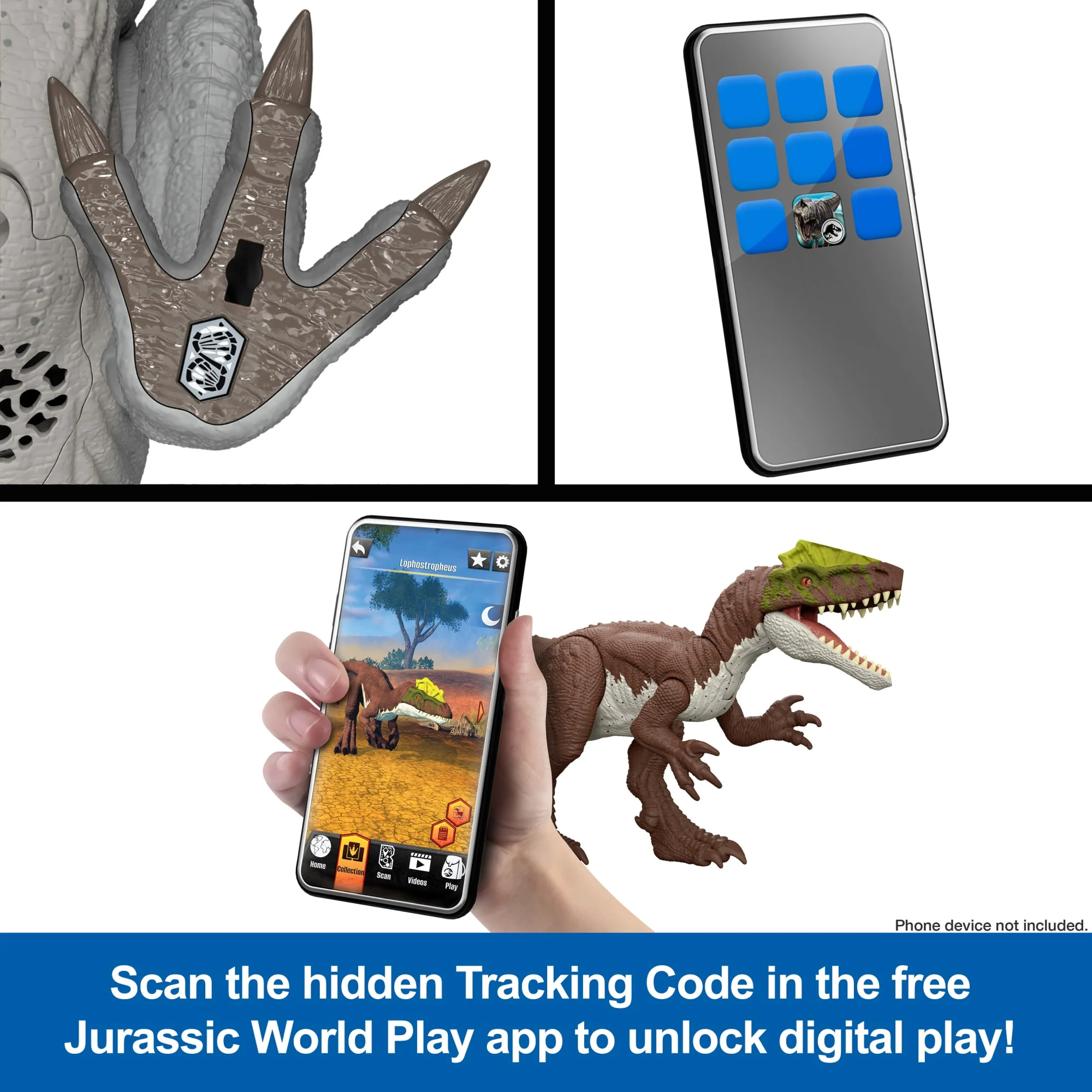 Jurassic World 2-Pack Of Dinosaur Figures Giganotosaurus & Therizinosaurus, Attack Actions - Image 2