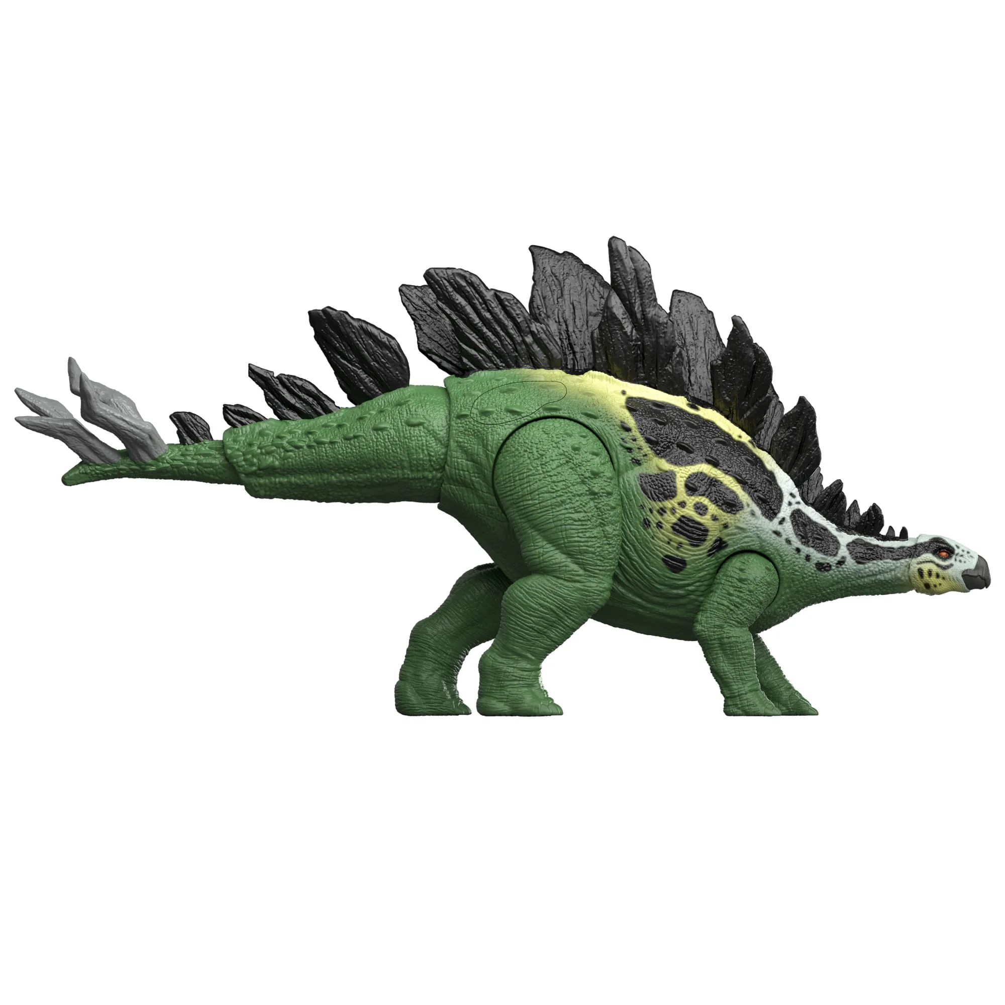 Jurassic World Gigantic Thrashers Stegosaurus Dinosaur Action Figure Toy, 2 Attacks & EVolve Feature - Image 5