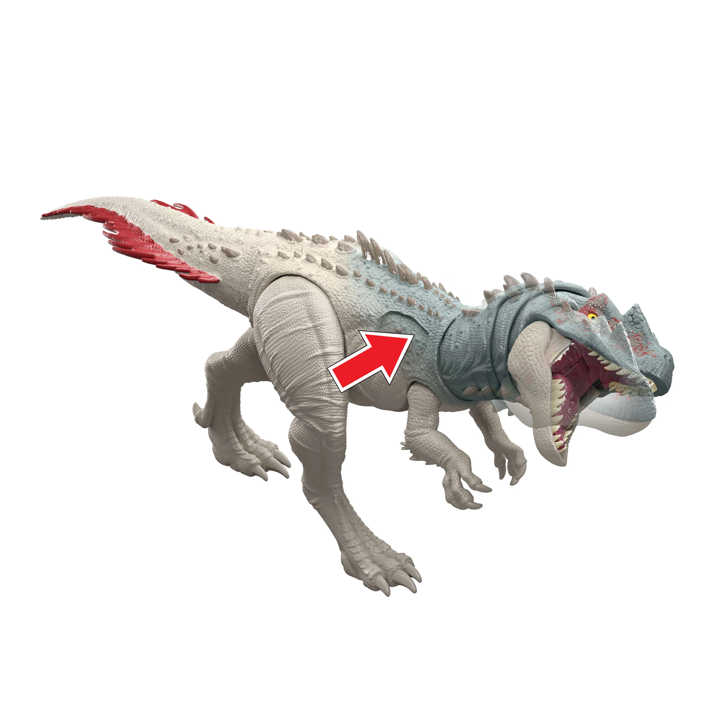 Jurassic World Gigantic Thrashers Torvosaurus Dinosaur Action Figure Toy, 2 Attacks & EVolve Feature - Image 4