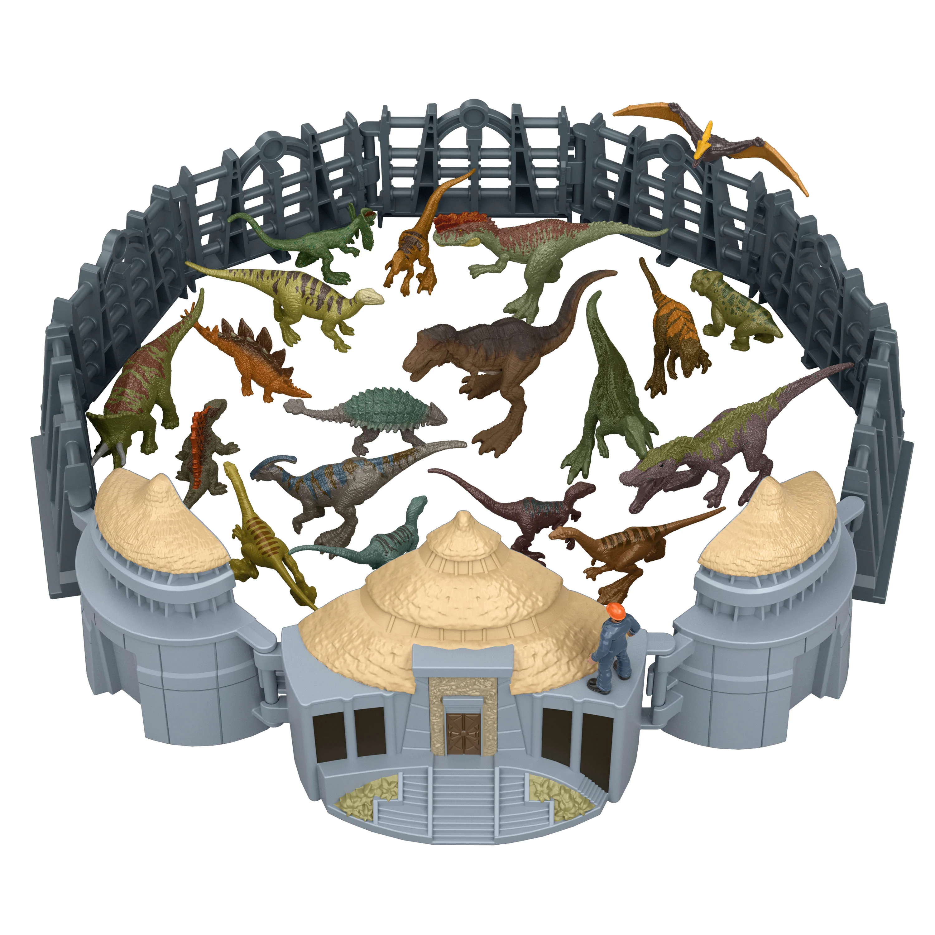 Jurassic World Island Visitor Advent Calendar, 24 Days Toy Surprises, 19 Dinosaur Minis - Image 5
