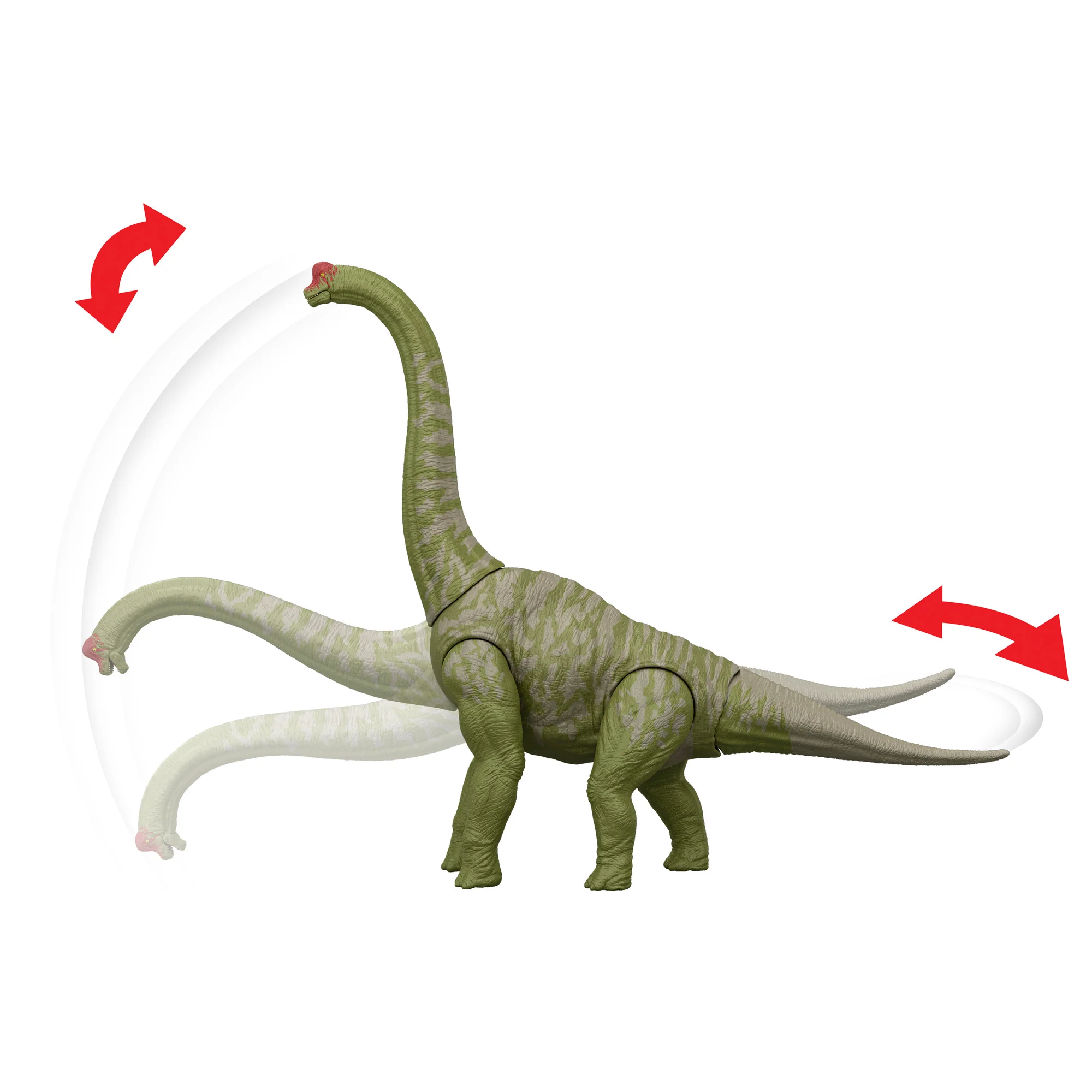 Jurassic World Legacy Collection Brachiosaurus Dinosaur 39 inch Figure, Jurassic Park IIi Design - Image 3