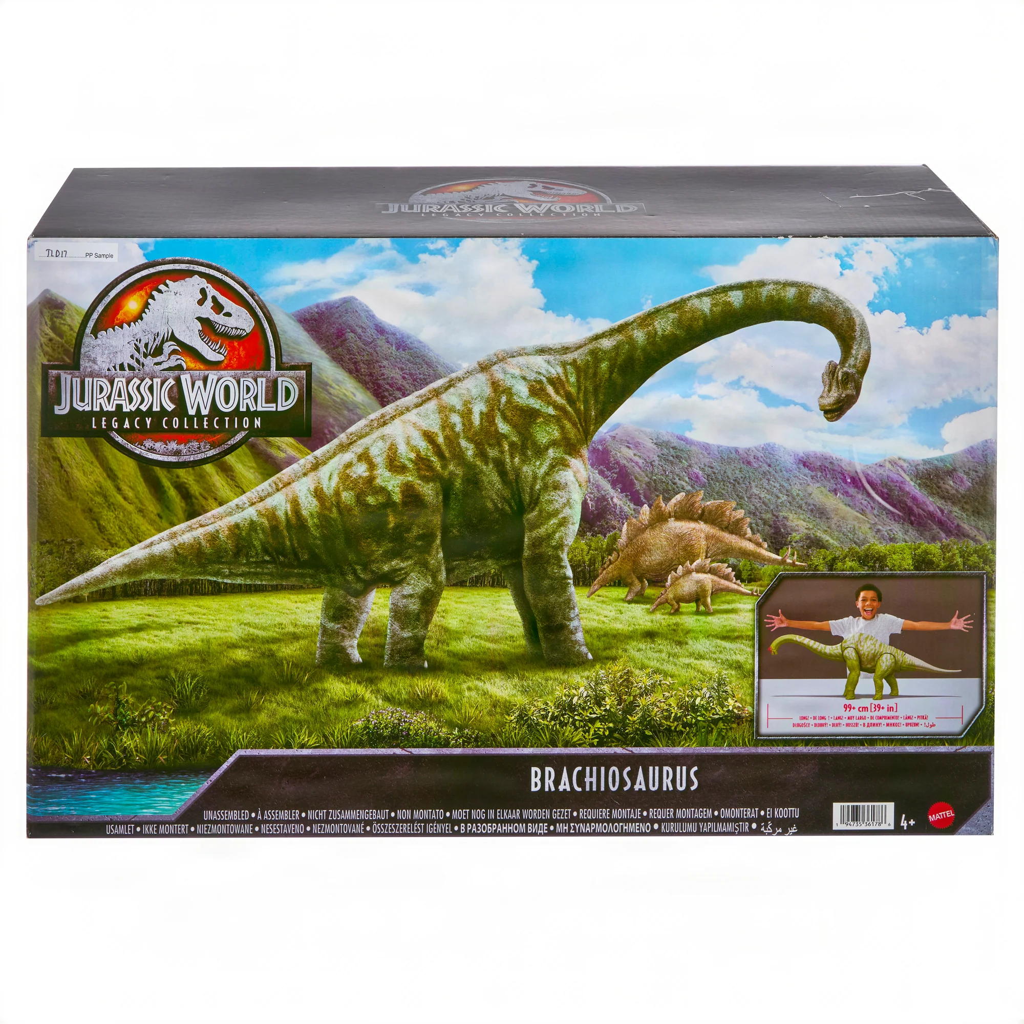 Jurassic World Legacy Collection Brachiosaurus Dinosaur 39 inch Figure, Jurassic Park IIi Design - Image 6