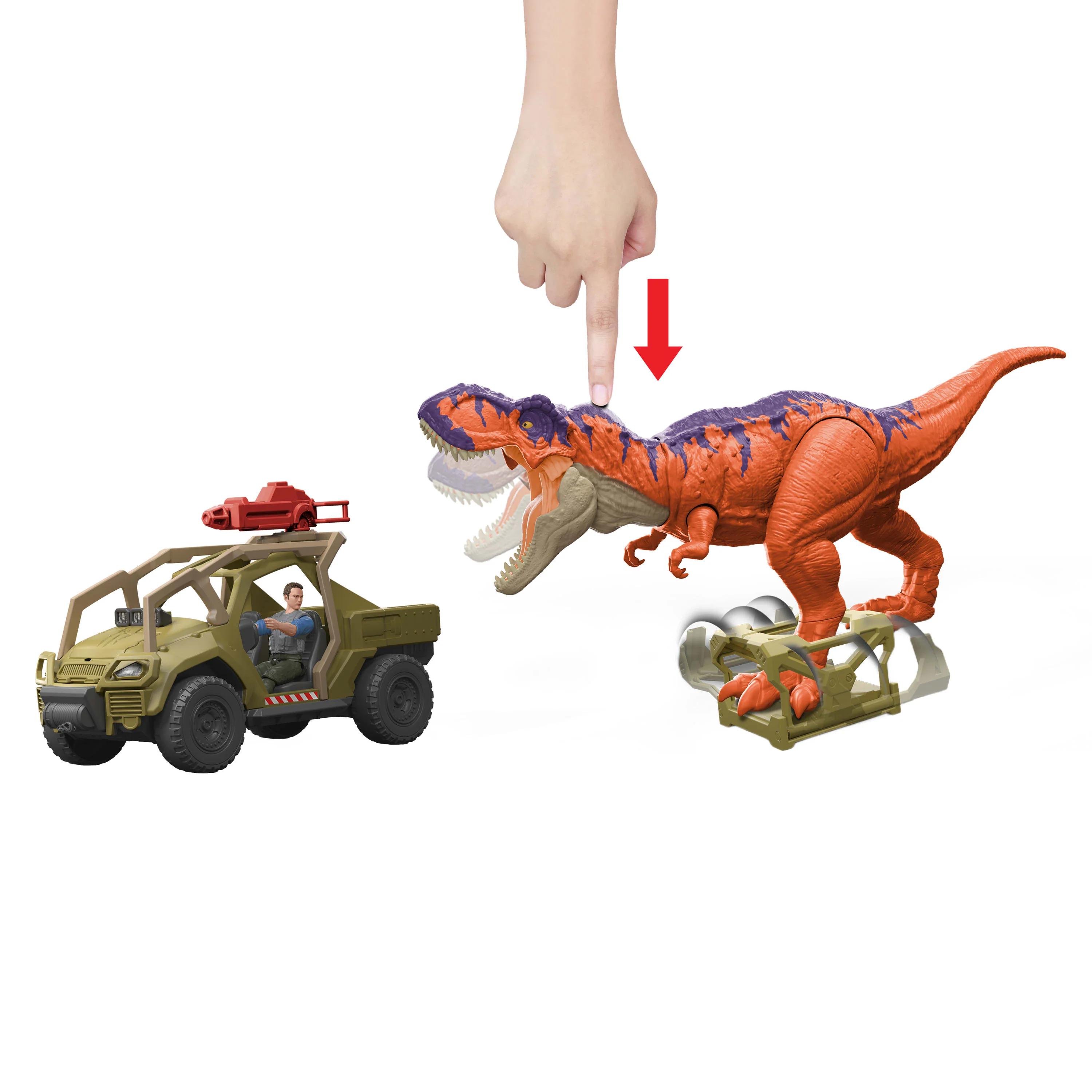 Jurassic World Legacy Collection Reimagined Tyrannosaurus Rex All-Terrain Capture Pack - Image 4