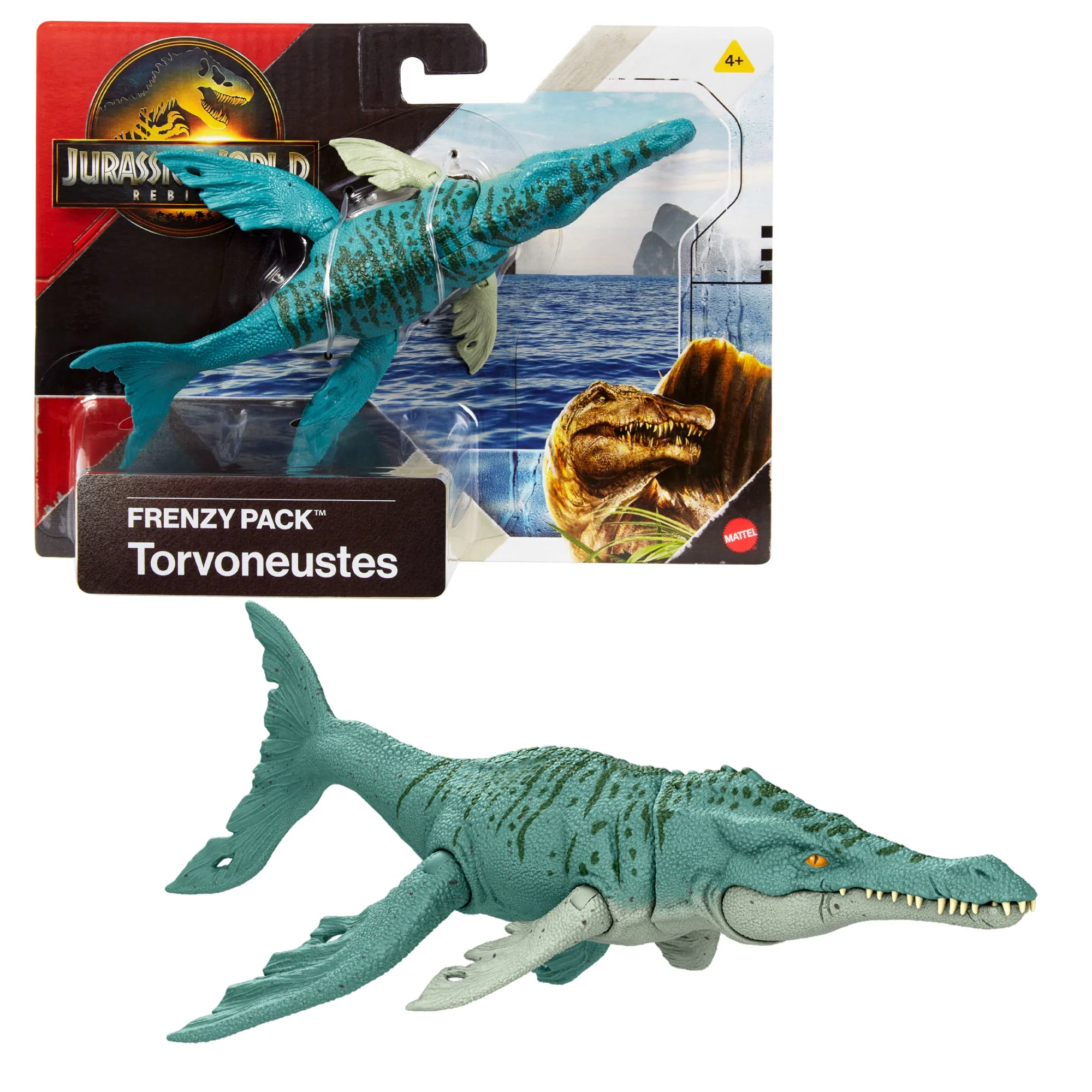 Jurassic World Rebirth Frenzy Pack Dinosaur Action Figure Toys, Posable, Physical & Digital Play - Image 2
