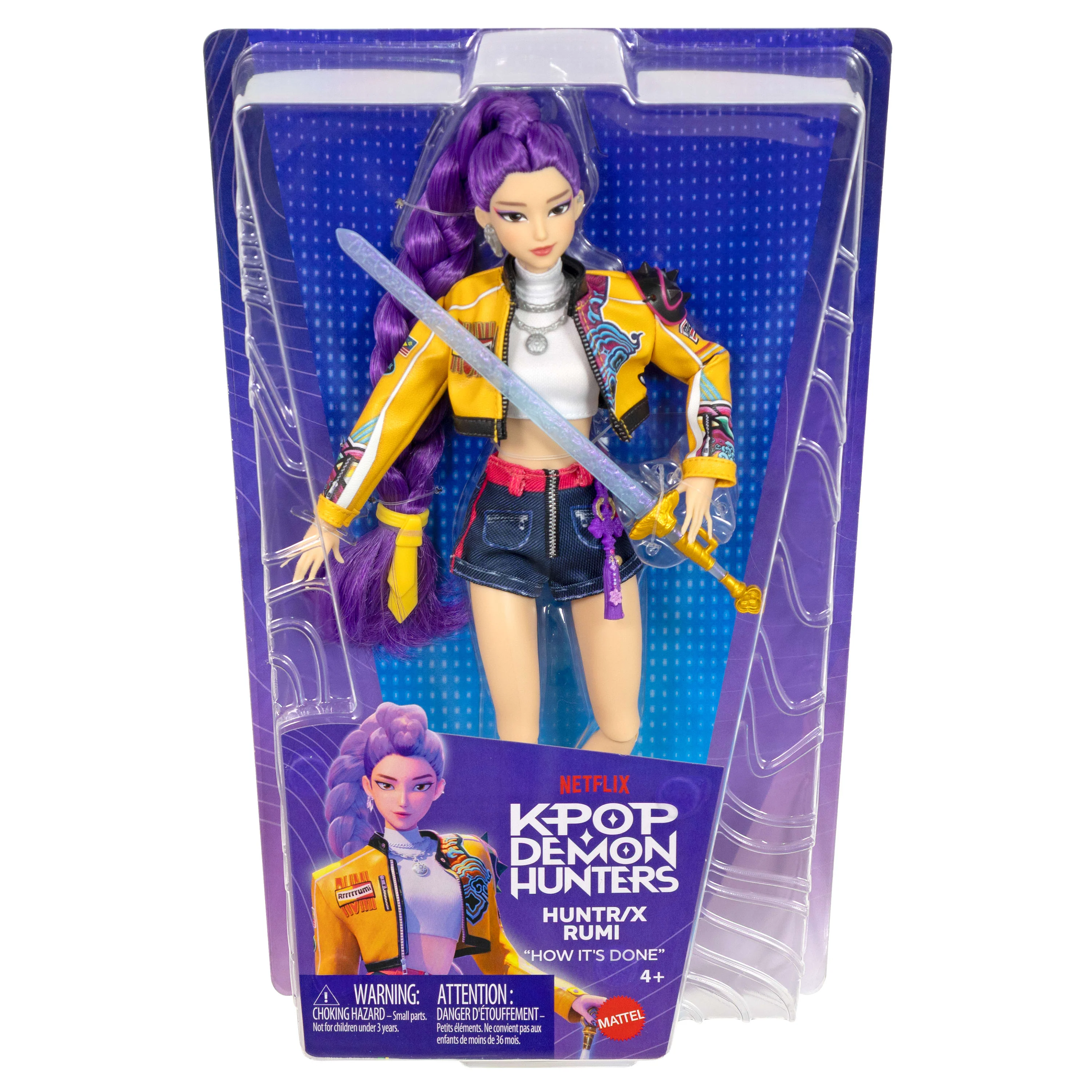Kpop Demon Hunters Huntr/X Rumi Fashion Doll in Removable Look With Themed Movie Accessories - Image 6