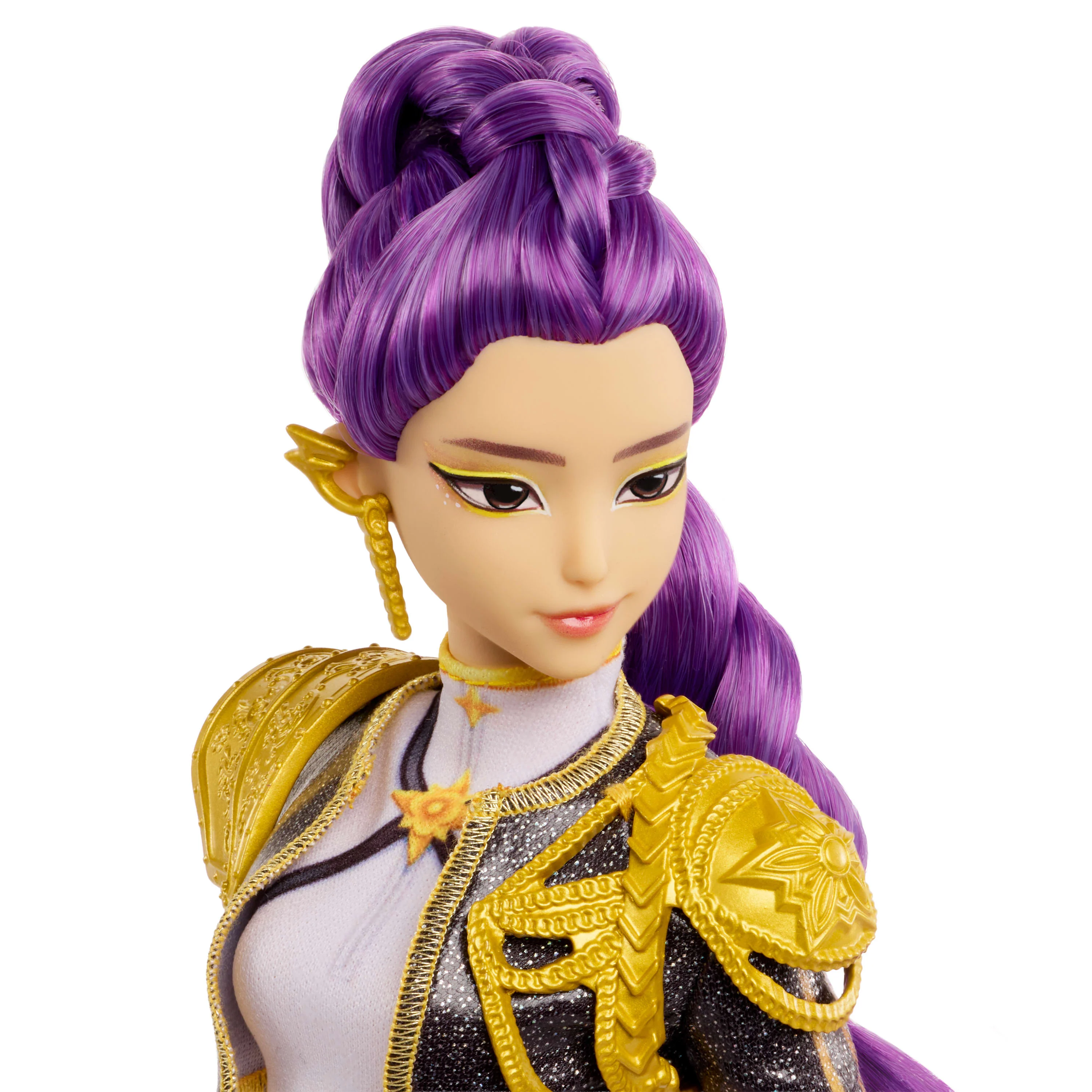 Kpop Demon Hunters Huntr/X Rumi “Golden” Singing Doll in Removable Outfit & 5 Posable Joints - Image 2
