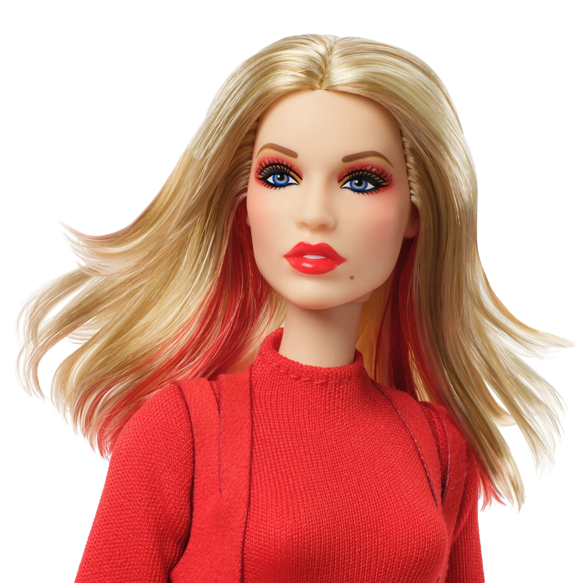 Barbie Signature Kylie Minogue Collectible Doll in Red “Padam Padam” Music Video Outfit - Image 2