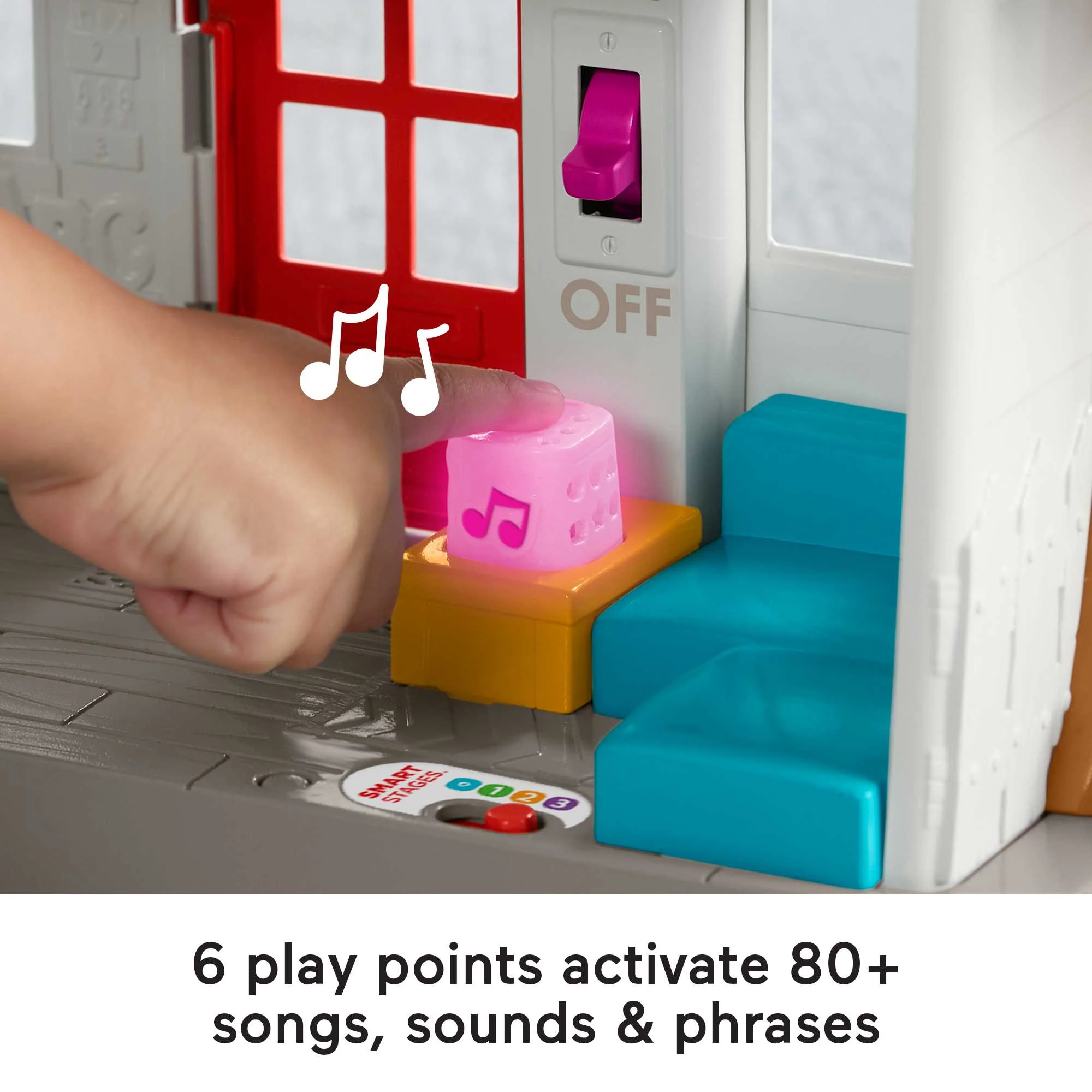 Fisher-Price Little People Friends Together Play House Playset Toddler Learning Toy With Figures And Music - Image 4