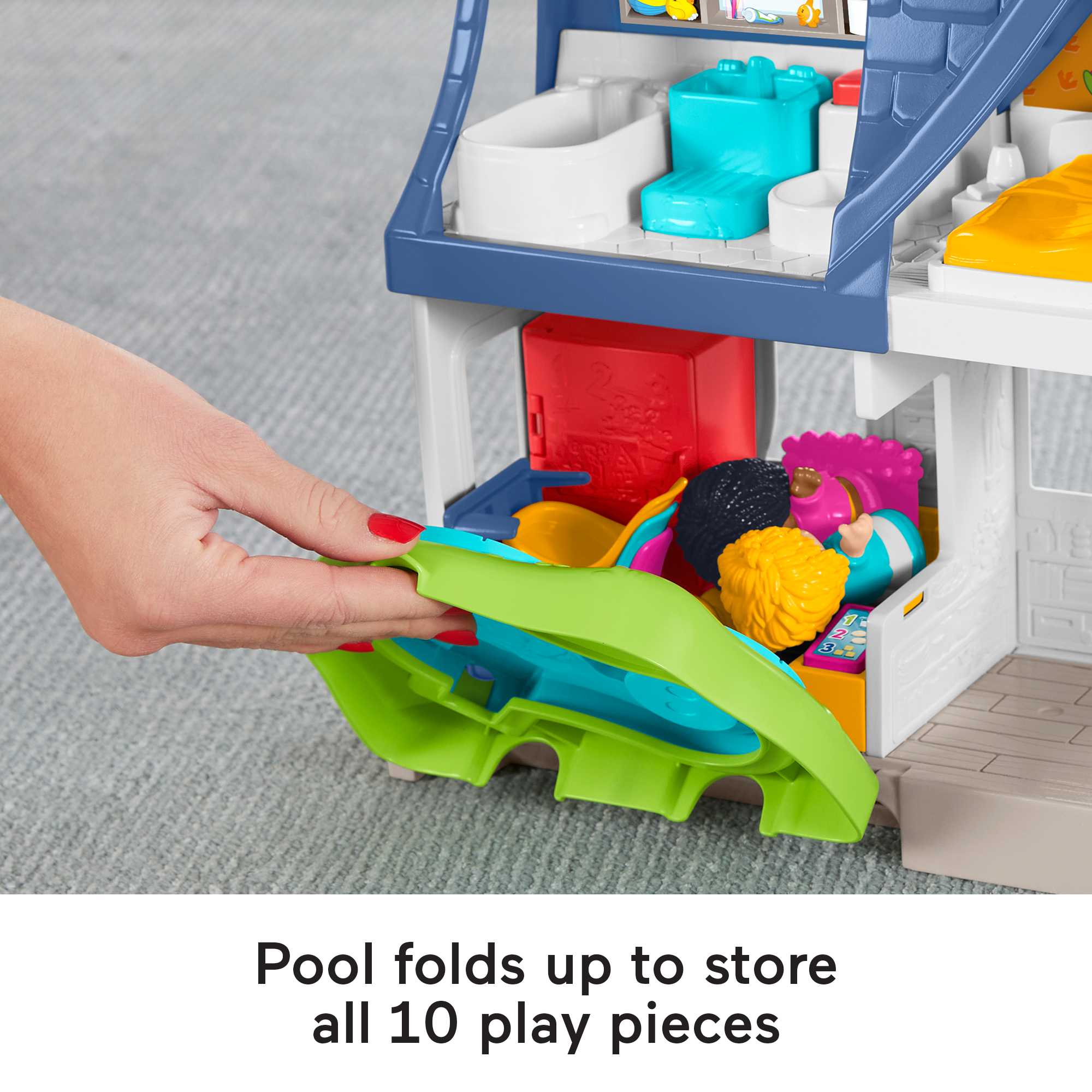 Fisher-Price Little People Friends Together Play House Playset Toddler Learning Toy With Figures And Music - Image 6