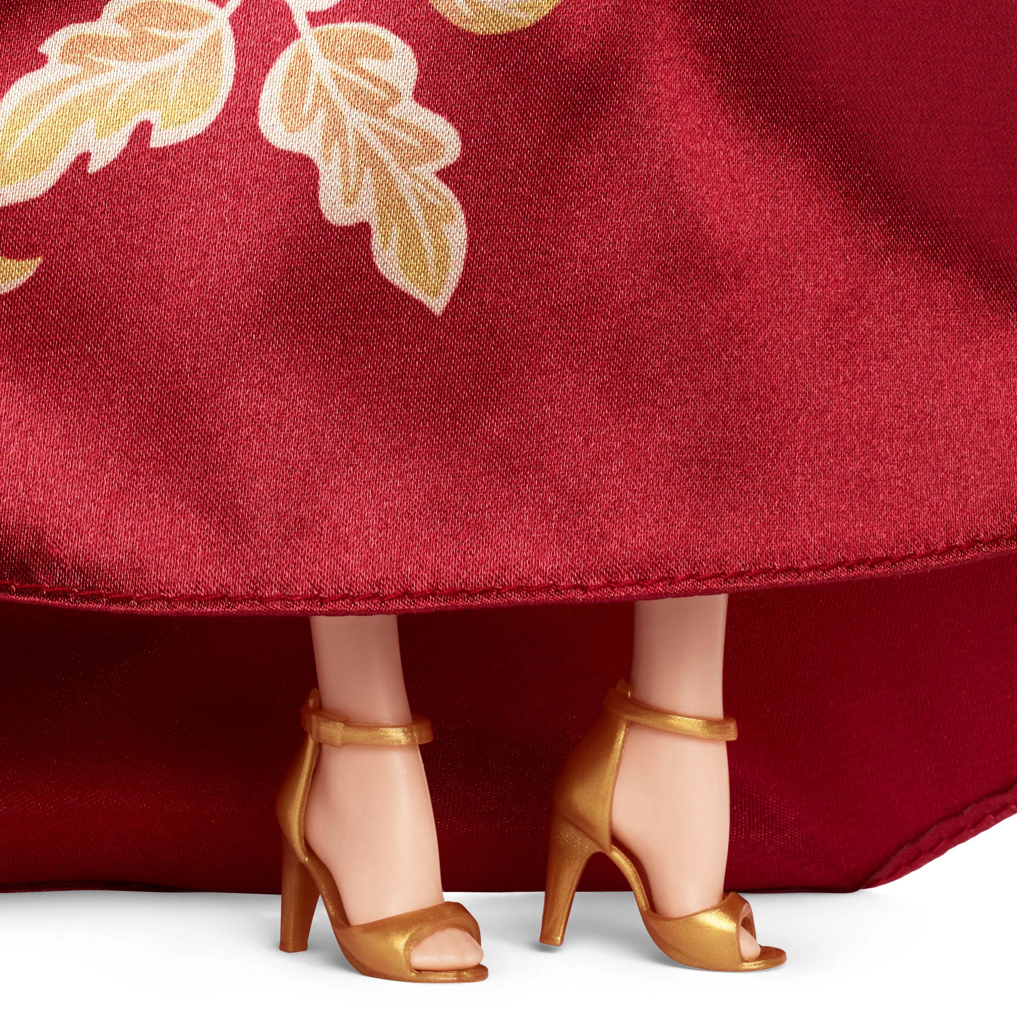Barbie Signature Lunar New Year Fashion Doll, Red Dress With Golden Peonies, Collectible Holiday Gift - Image 4