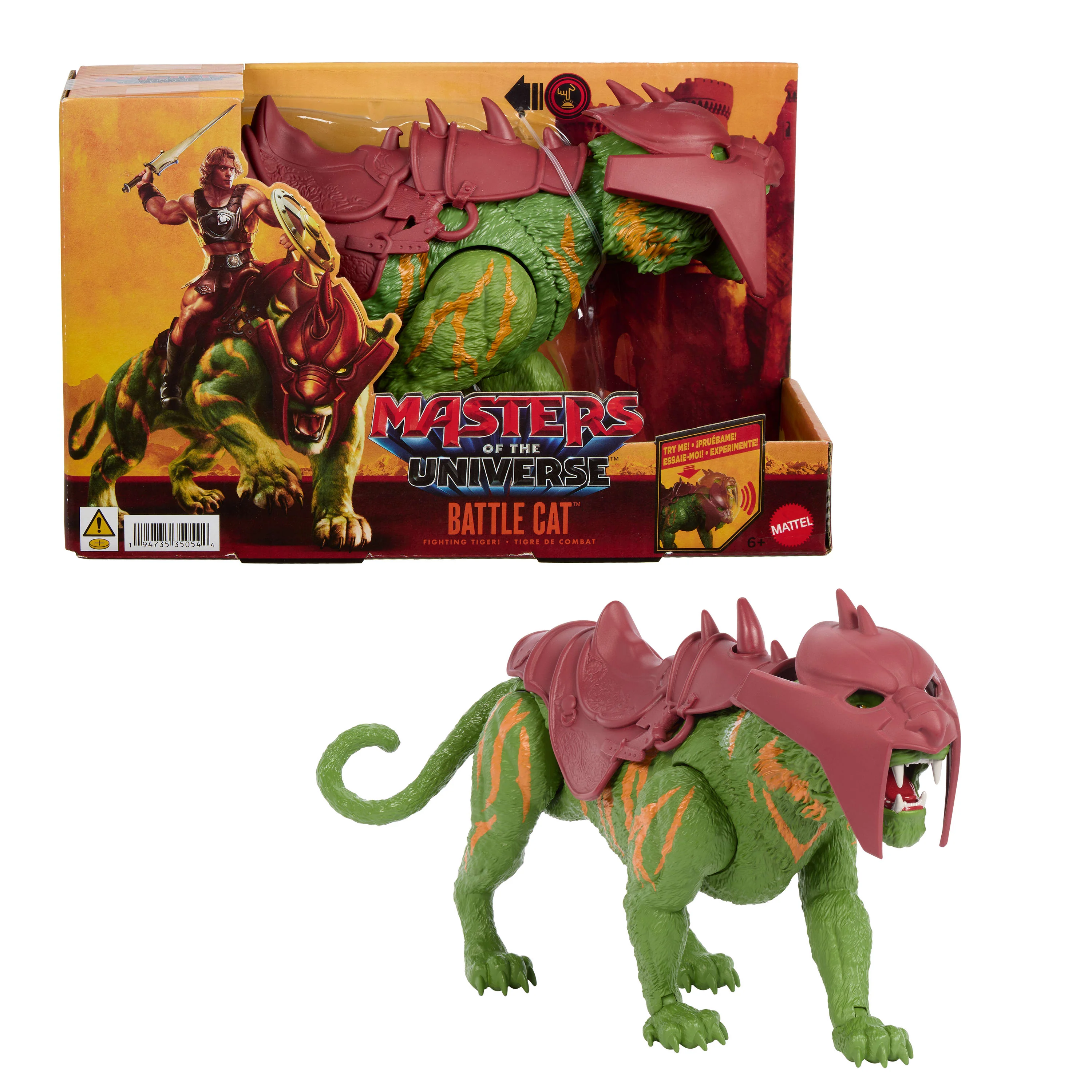 Masters Of The Universe 2026 Movie Battle Cat Creature Figure With Chomp & Roar, 5.5 Inch Scale