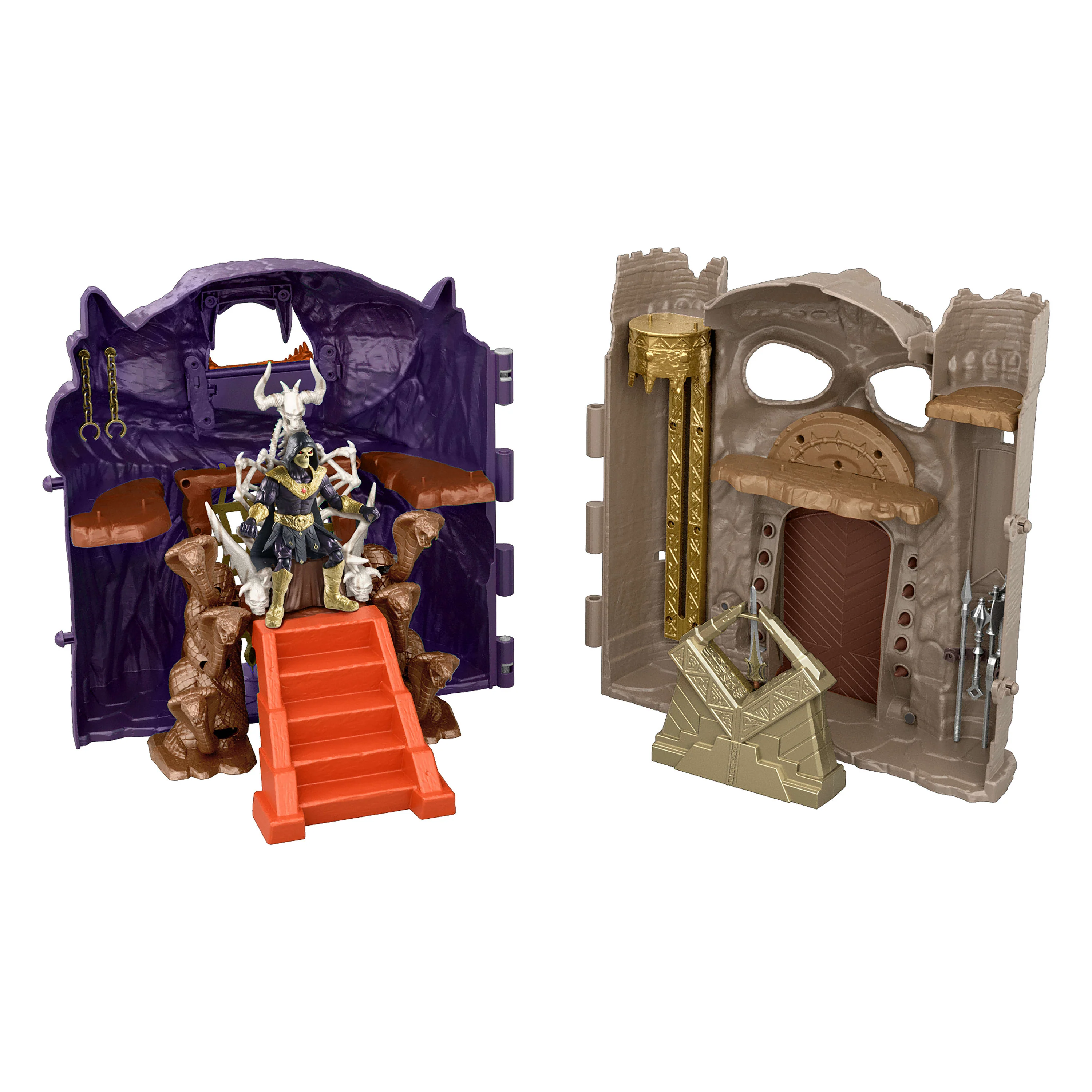 Masters Of The Universe Battle For Eternia Playset, Castle Grayskull, Snake Mountain & Skeletor - Image 3