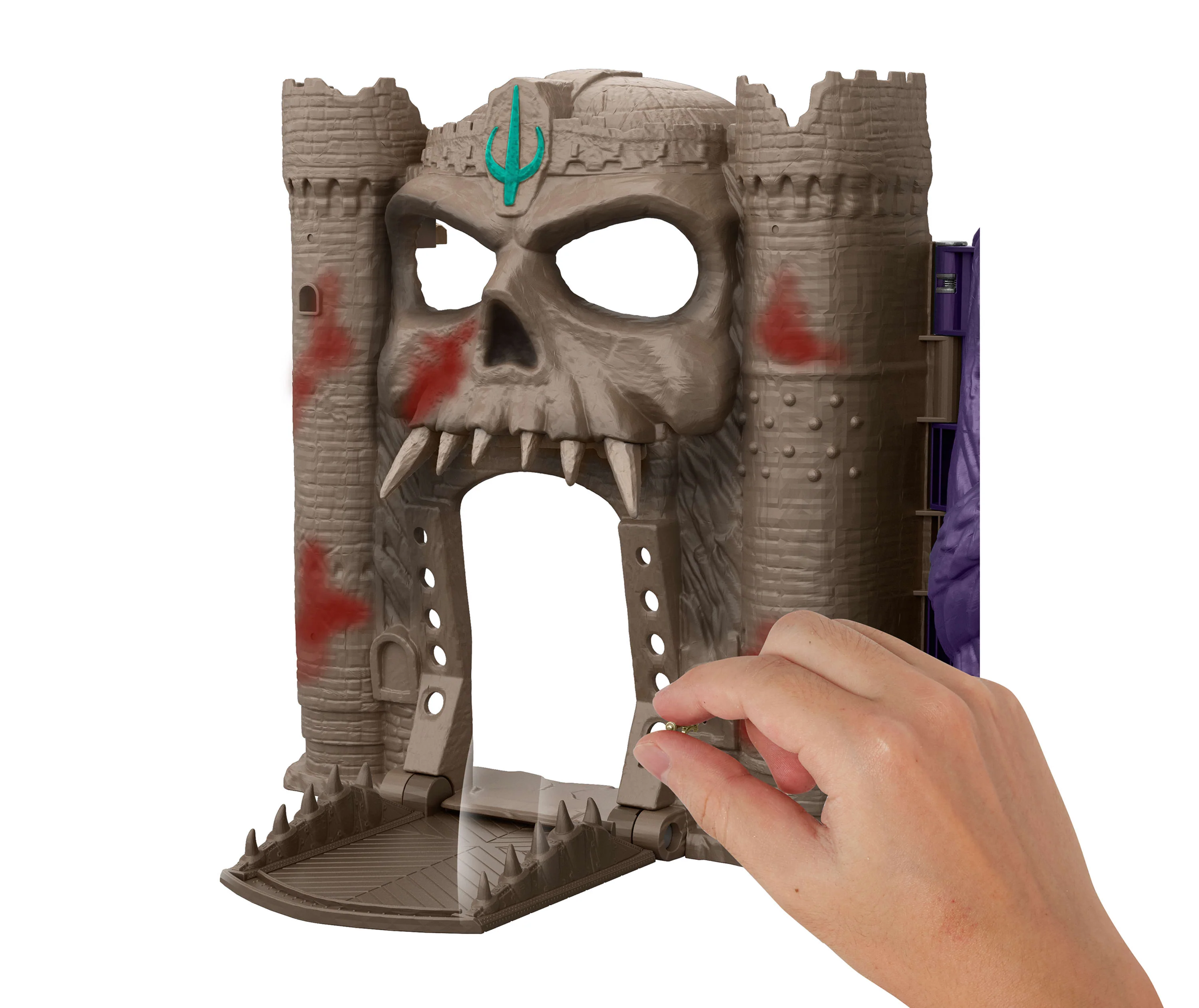 Masters Of The Universe Battle For Eternia Playset, Castle Grayskull, Snake Mountain & Skeletor - Image 5