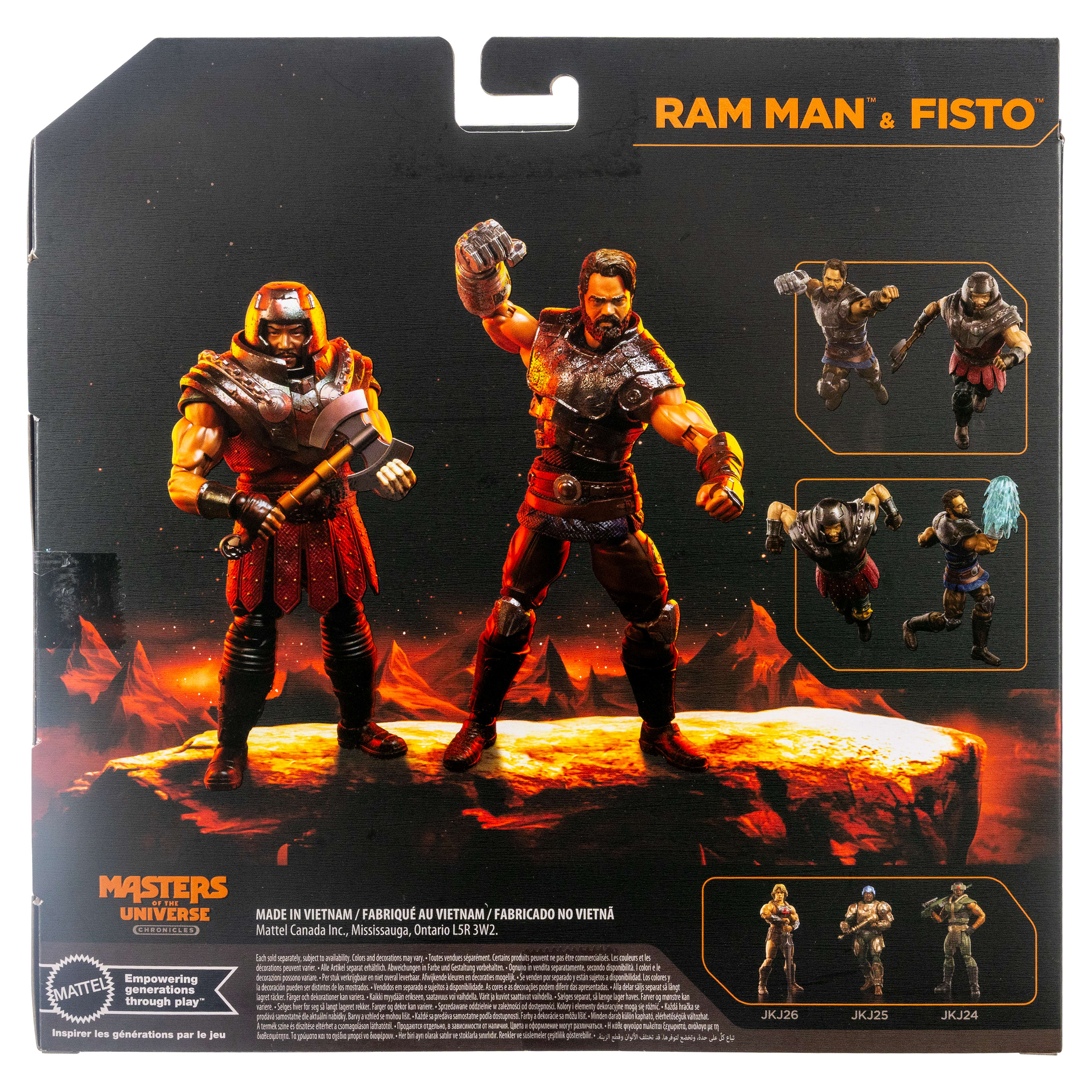 Masters Of The Universe Chronicles Action Figures 2 Pack, 2026 Movie Ram Man & Fisto, 6.5 Inch Scale - Image 6
