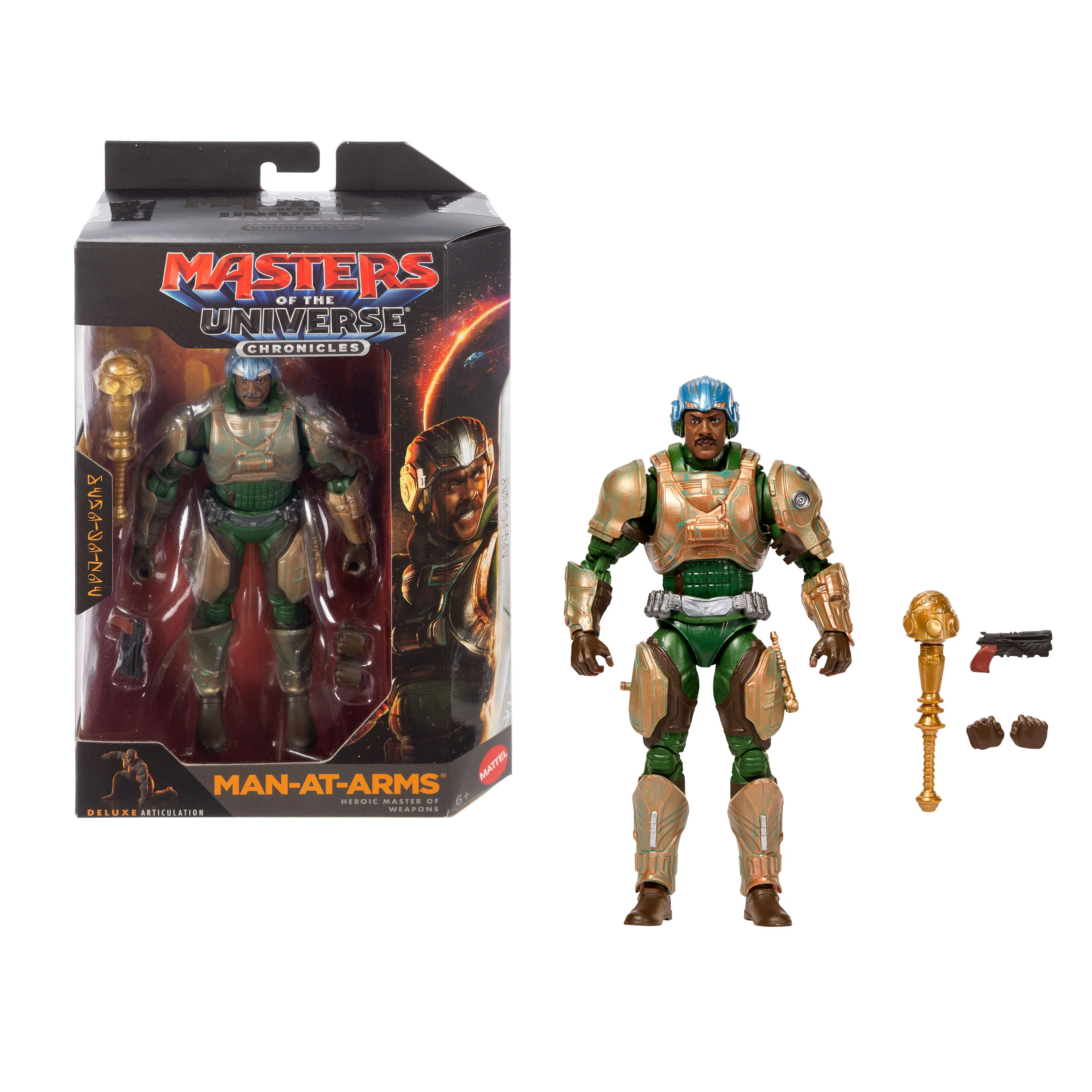 Masters Of The Universe Chronicles Man-At-Arms de 6 Pulgadas