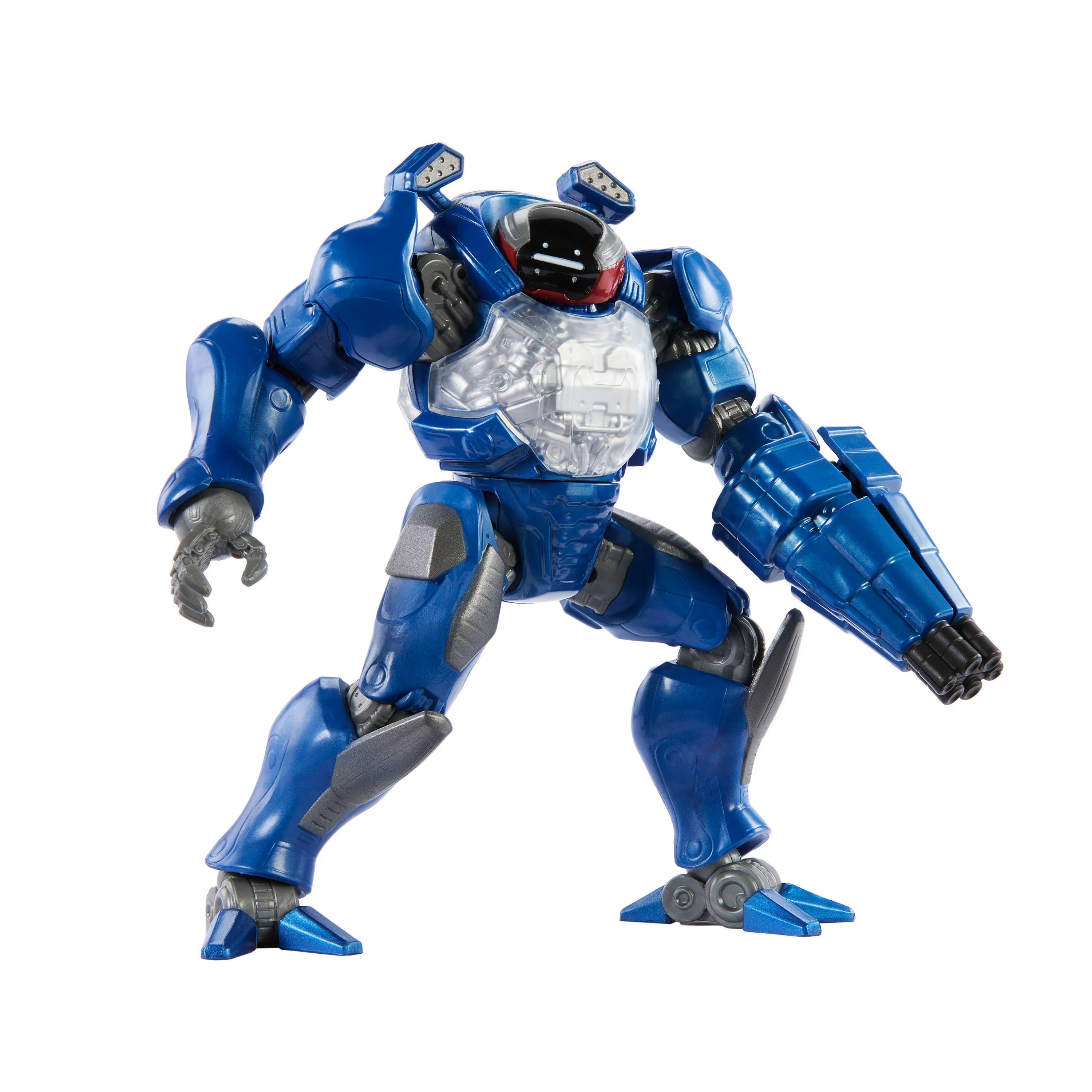 Masters Of The Universe Combat Ready Roboto Figure Toy, 5.5 Inch Twist & Release Quick Draw - Image 6