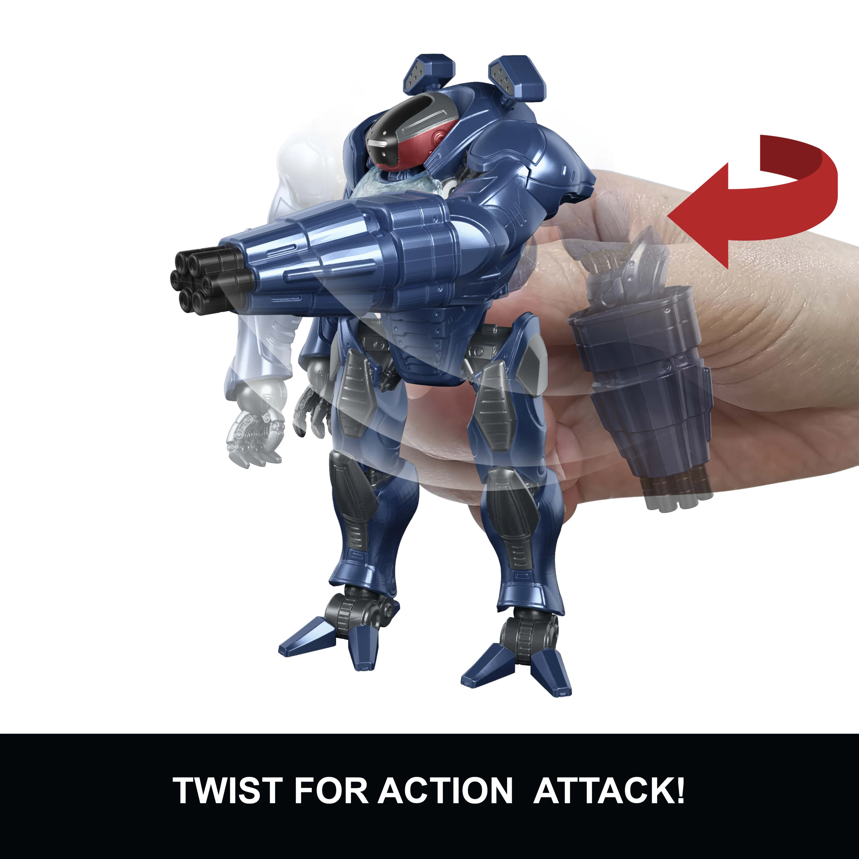 Masters Of The Universe Combat Ready Roboto Figure - Image 2