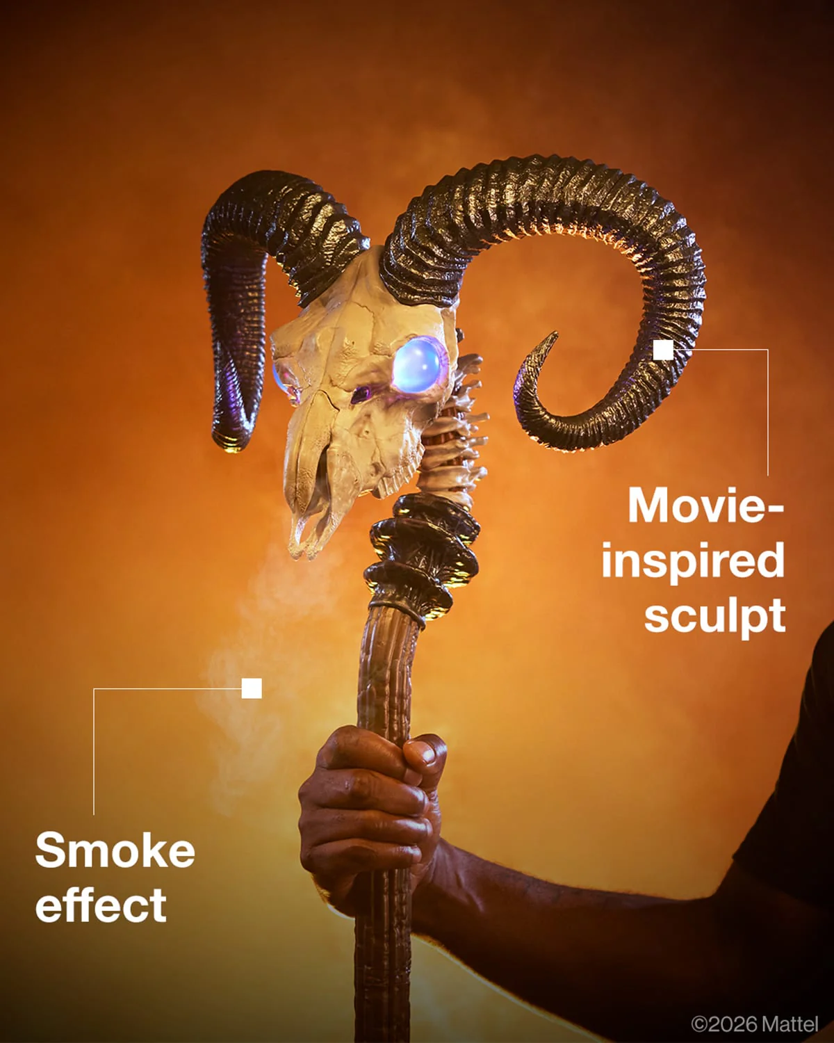 Masters Of The Universe Deluxe Movie Havoc Staff For Collector Role Play, Lights & Smoke, 5 Feet Plus - Image 4