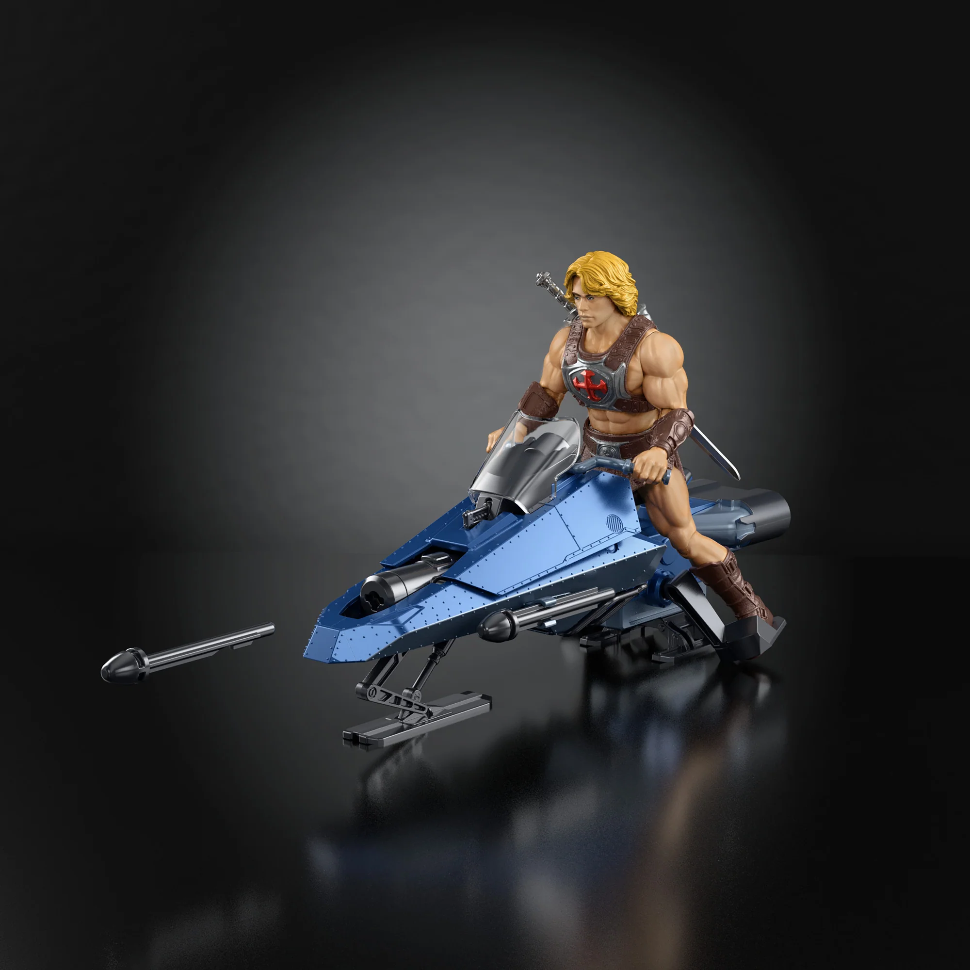 Masters Of The Universe He-Man And Sky Sled Pack, 2026 Movie Vehicle & Figure, 5.5 Inch Scale - Image 4