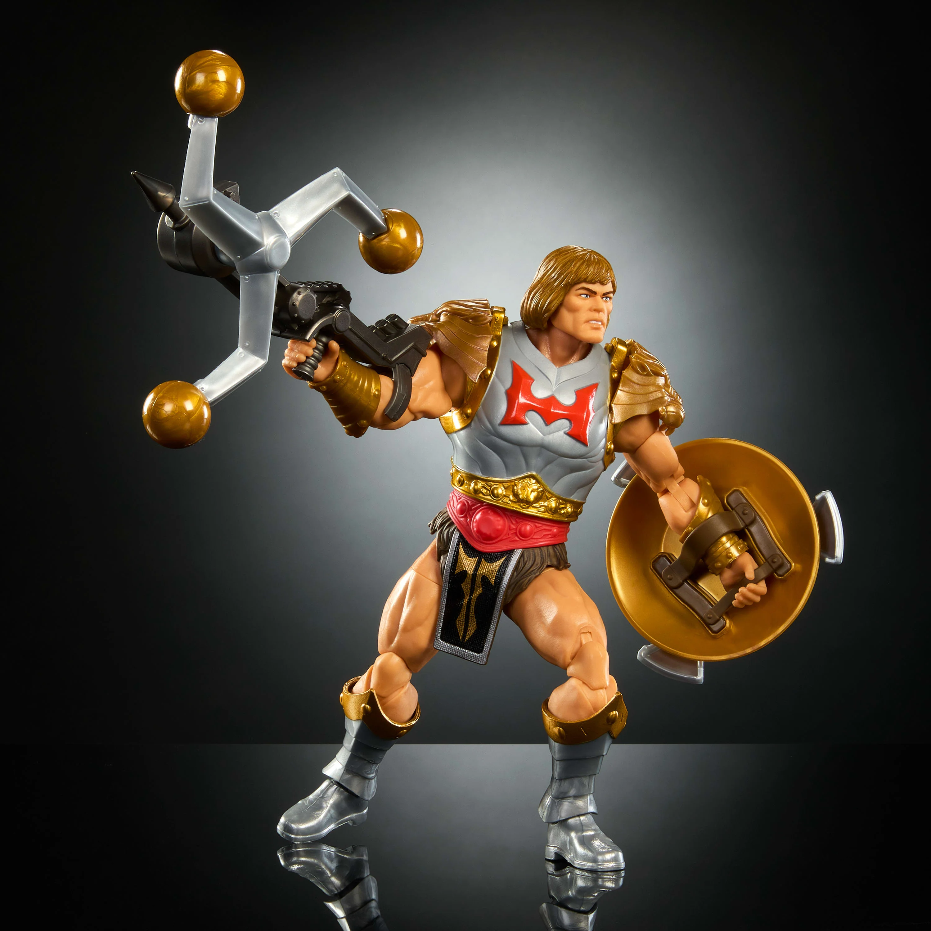 Masters Universe Masterverse New Eternia Flying Fists He-Man, MOTU Action Figure, 30 Articulations - Image 3