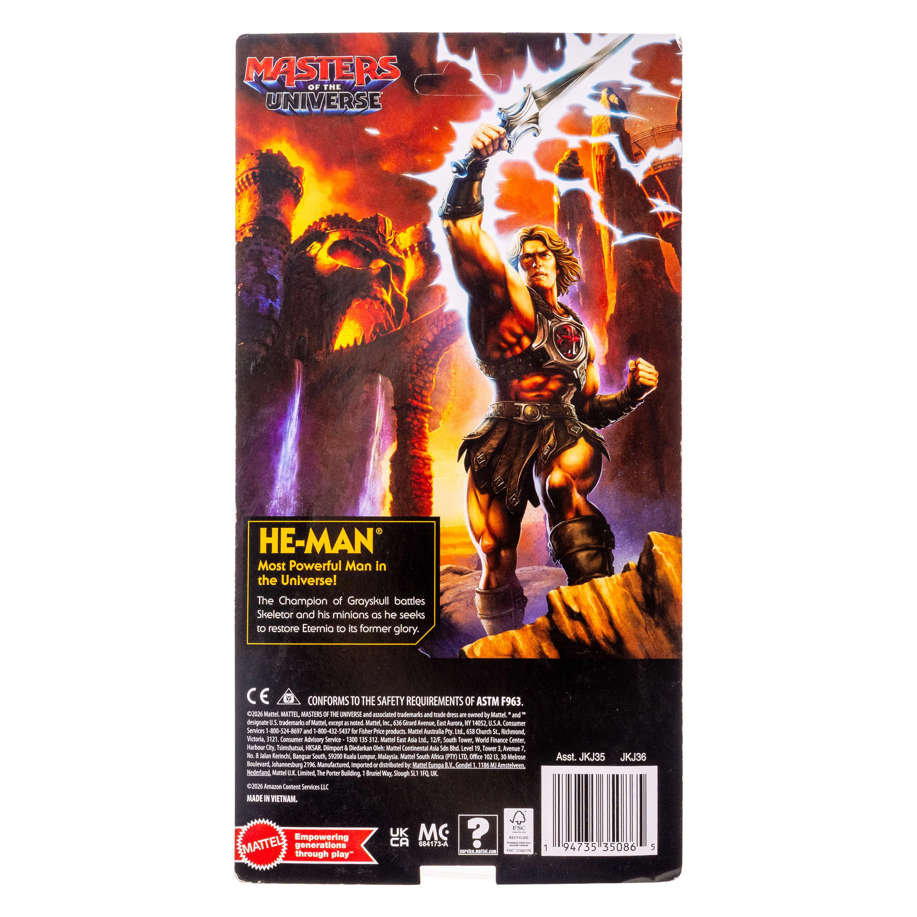 Masters Of The Universe Origins He-Man 2026 Movie 5.5 Inch Action Figure Hero Toy, Nick Galitzine - Image 6