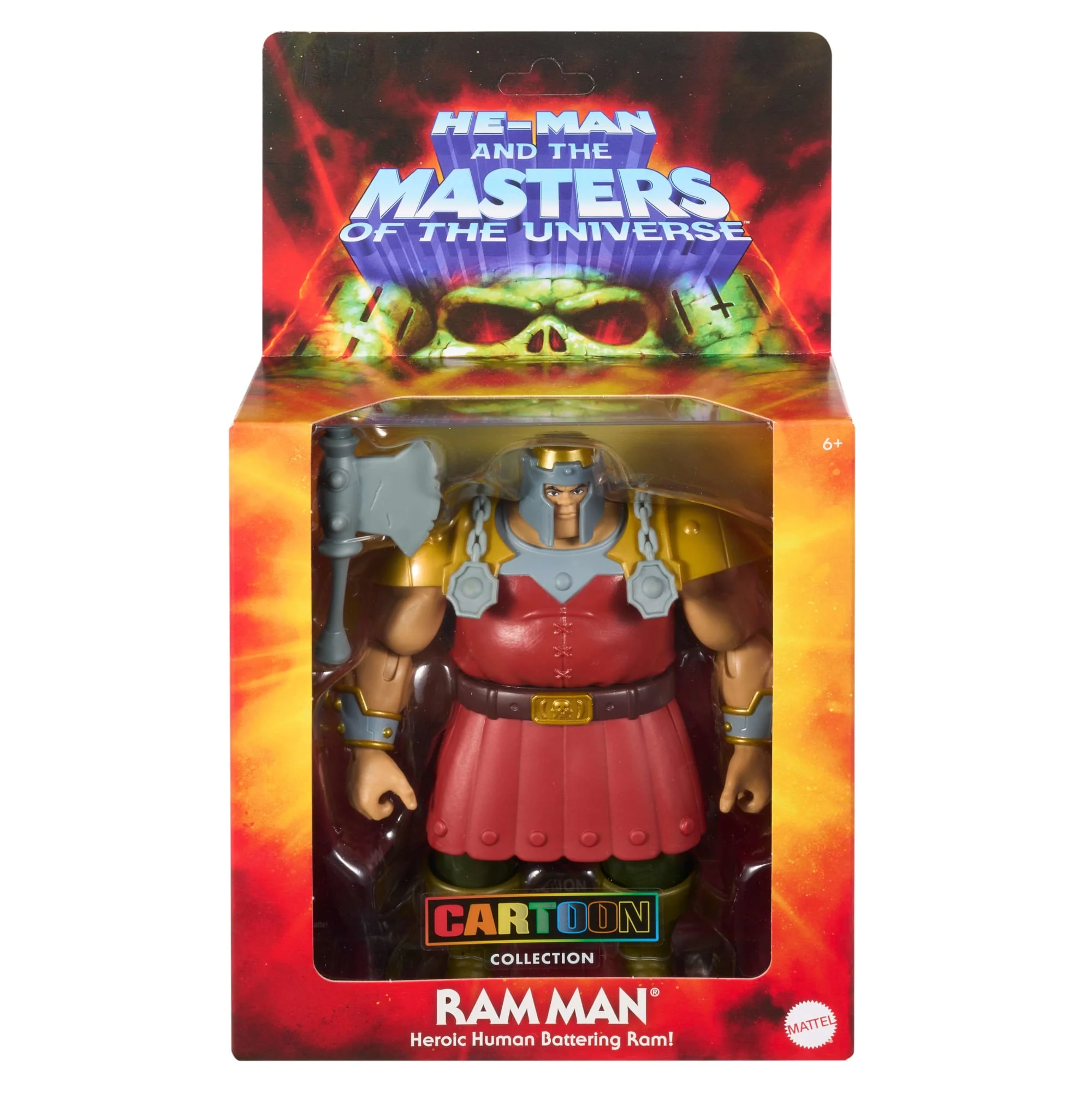 Masters Of The Universe Origins 200X Cartoon Collection Ram Man 5.5 inch Deluxe Action Figure Toy - Image 6