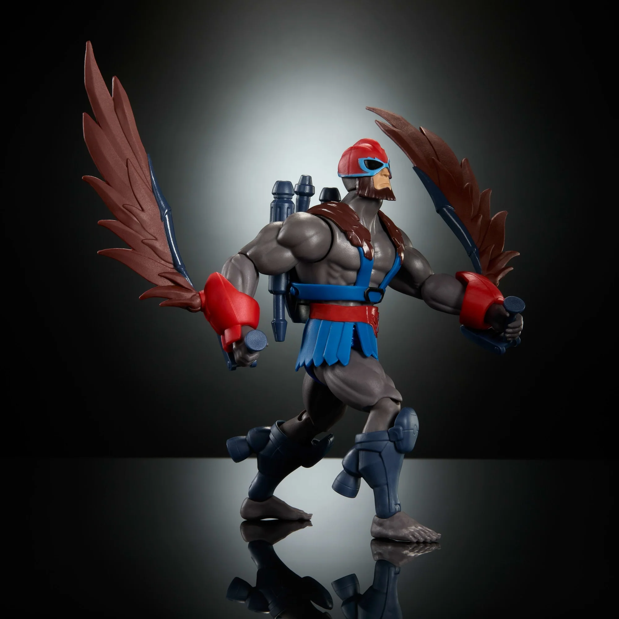 Masters Of The Universe Origins 200X Cartoon Collection Stratos 5.5 inch Action Figure Motu Hero Toy - Image 5