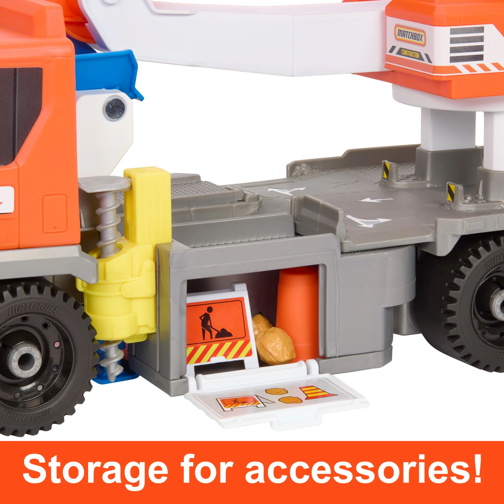 Matchbox Action Drivers Matchbox Transforming Excavator, Toy Construction Truck With 1:64 Scale Vehicle - Image 4