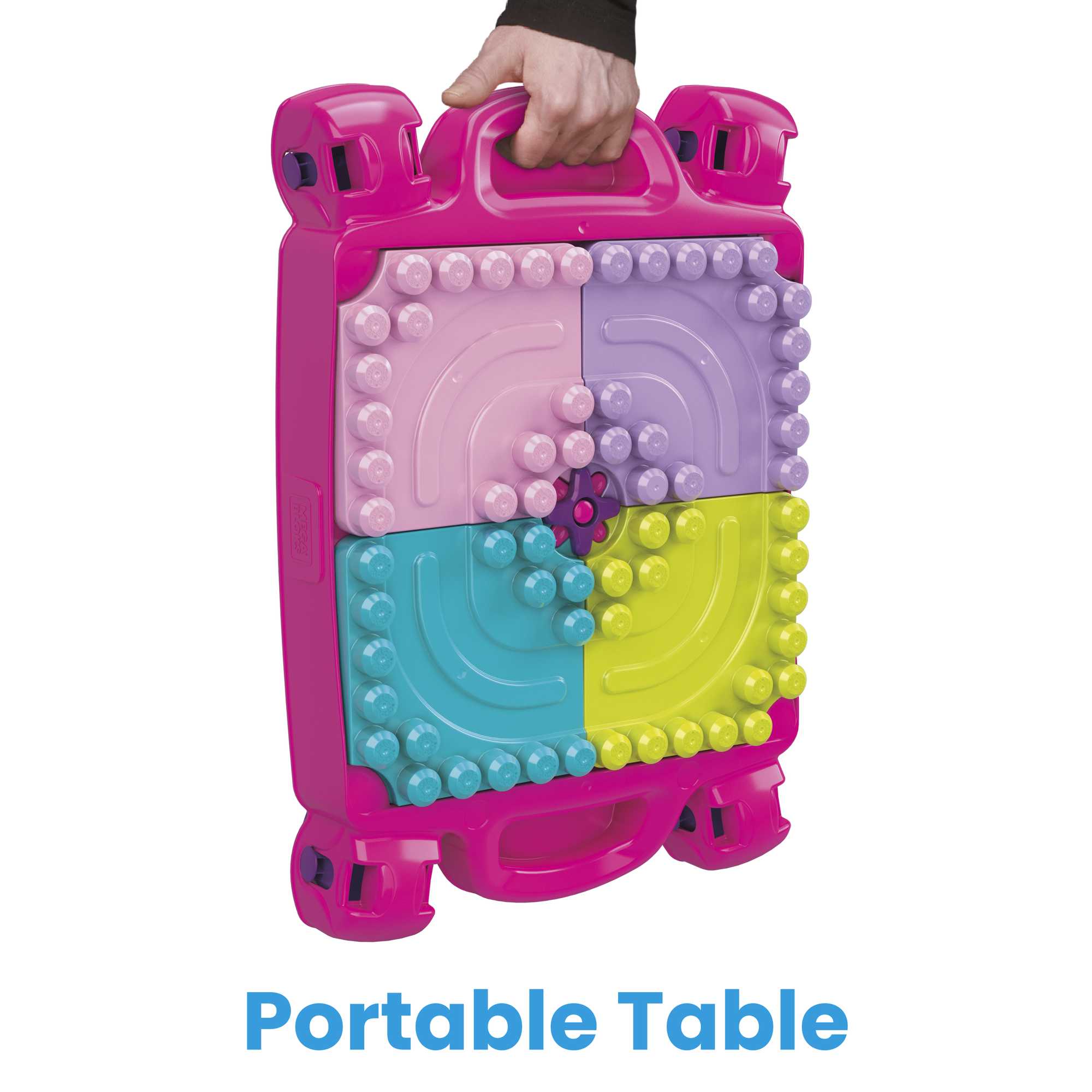MEGA BLOKS First Builders Build ‘n Learn Table Block Toy With Storage (30 Pieces) For Toddler - Image 5