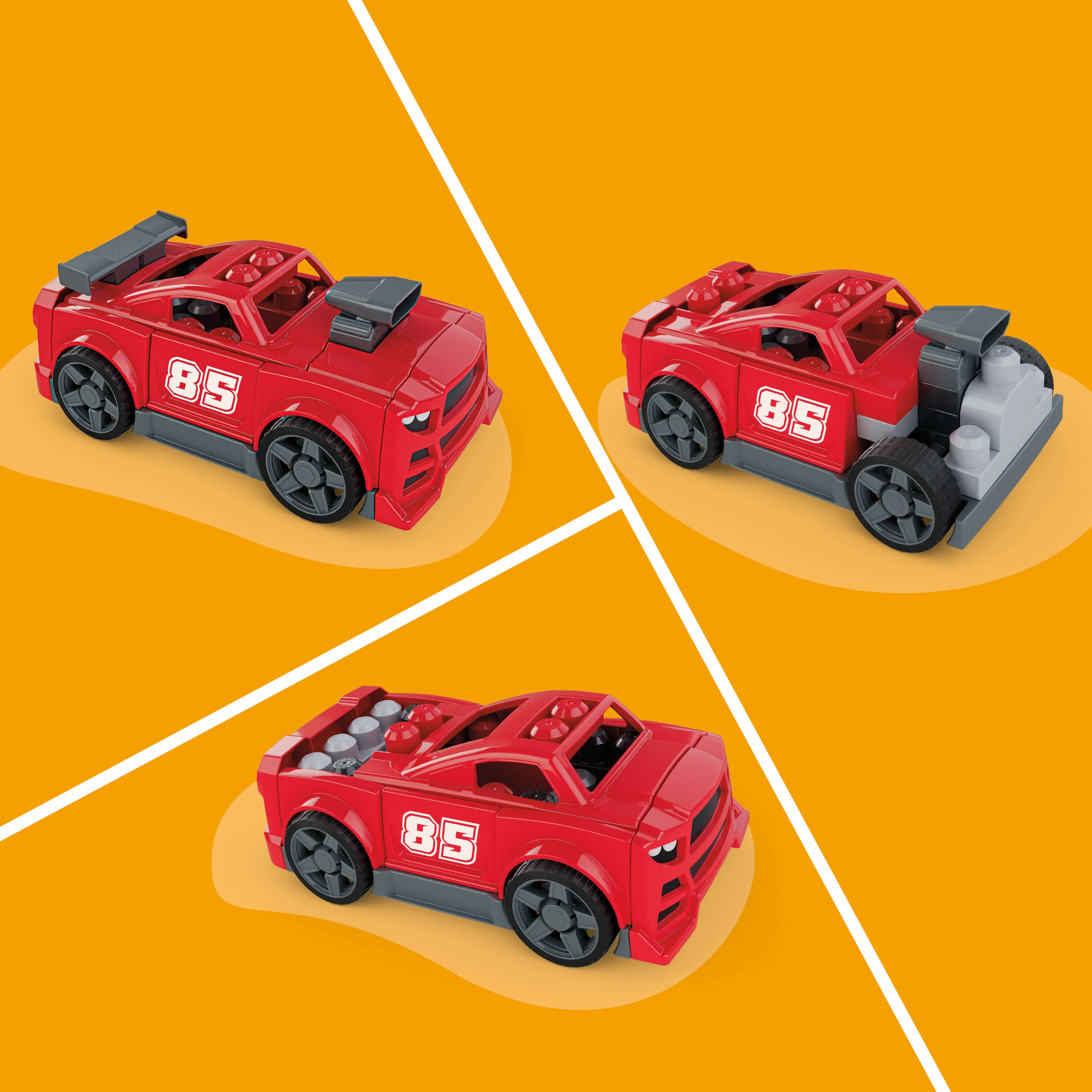 Mega Bloks Jogo de Construção 3 em 1 Carro Monte e Acelere - Image 3