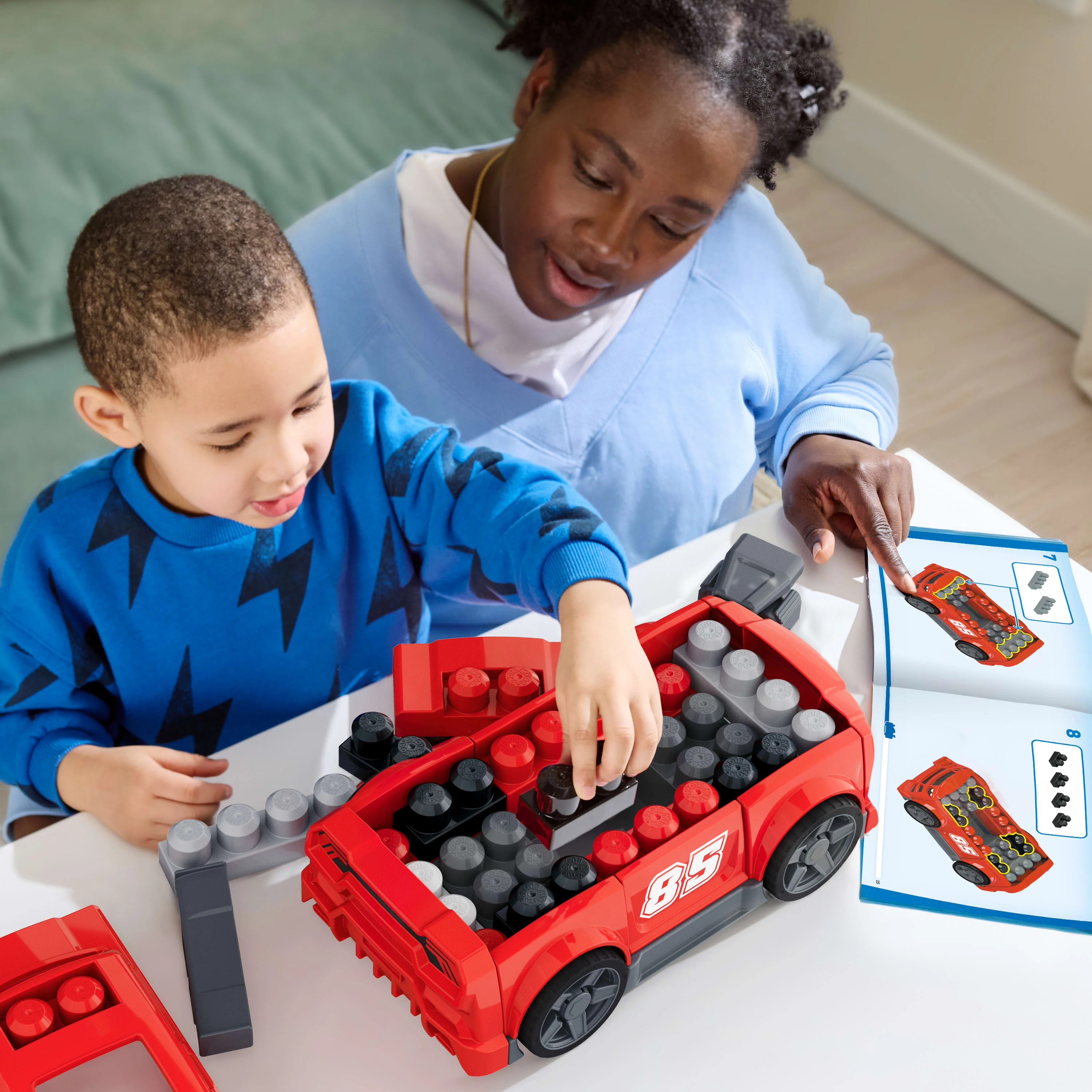 Mega Bloks Jogo de Construção 3 em 1 Carro Monte e Acelere - Image 4