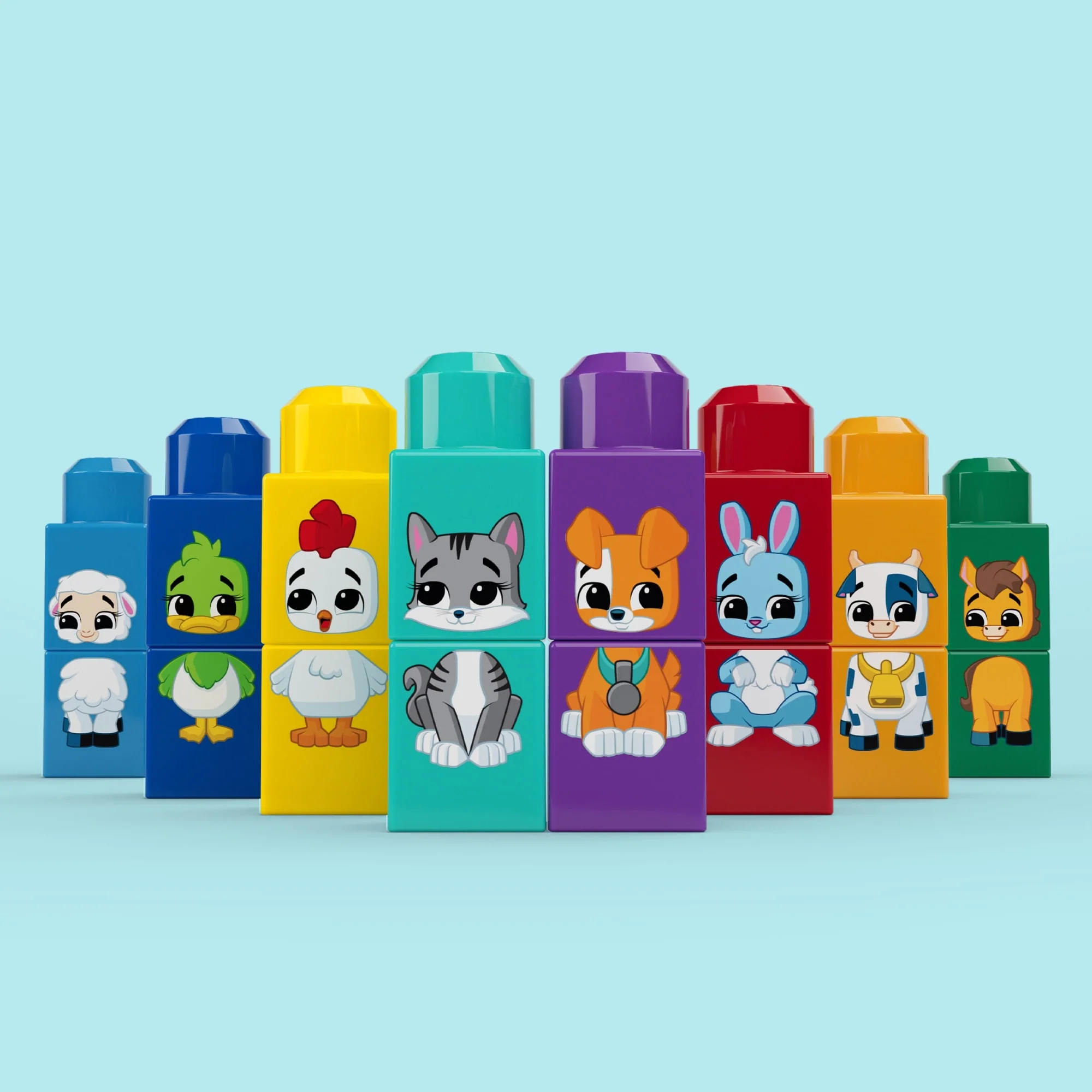 MEGA BLOKS Juguete de Construcción Tractor Animalitos Arma y Combina - Image 3