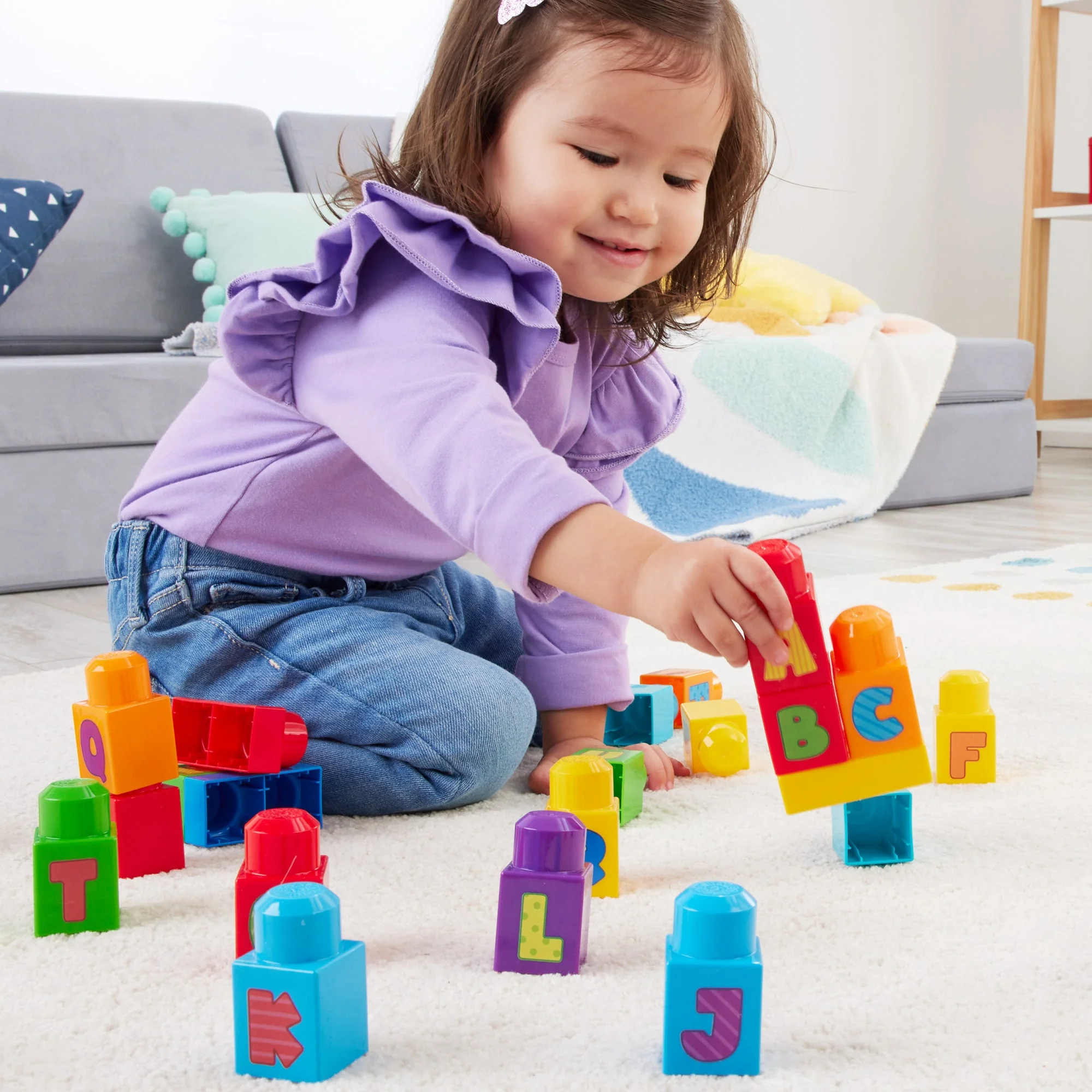 Mega Bloks Fisher-Price Sac de Construction Abc (30 Pièces) - Image 4