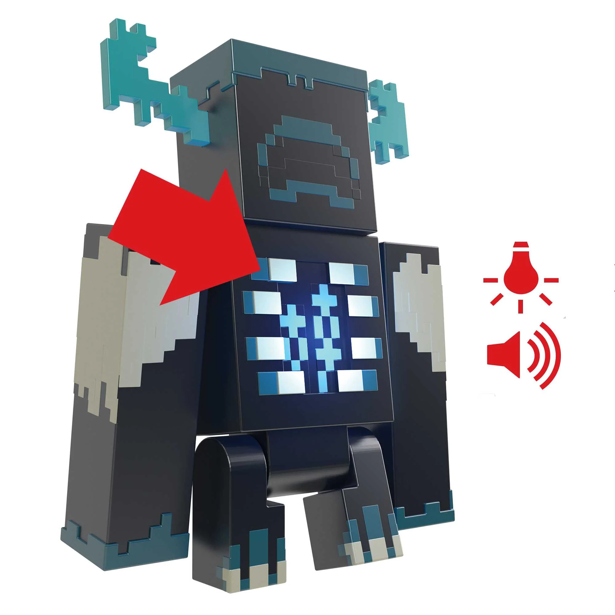 Minecraft-Figurine de Gardien Avec Lumières, Sons et Accessoires - Image 4