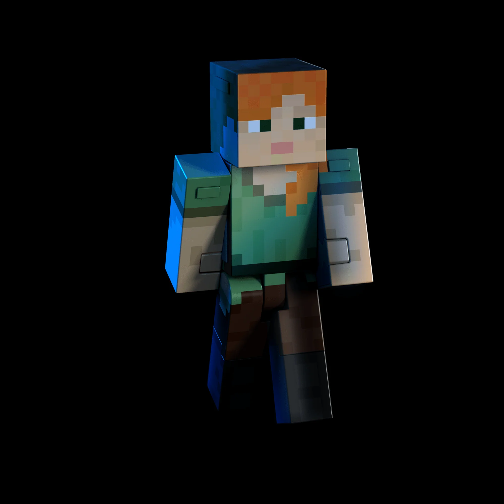 Minecraft Niveau Diamant Figurine Articulée Alex, 13,87Cm - Image 2