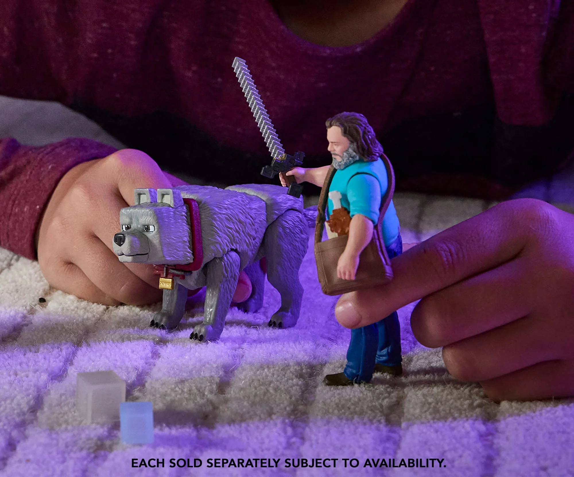 Minecraft o Filme Figura de Ação Steve de 4 polegadas - Image 2